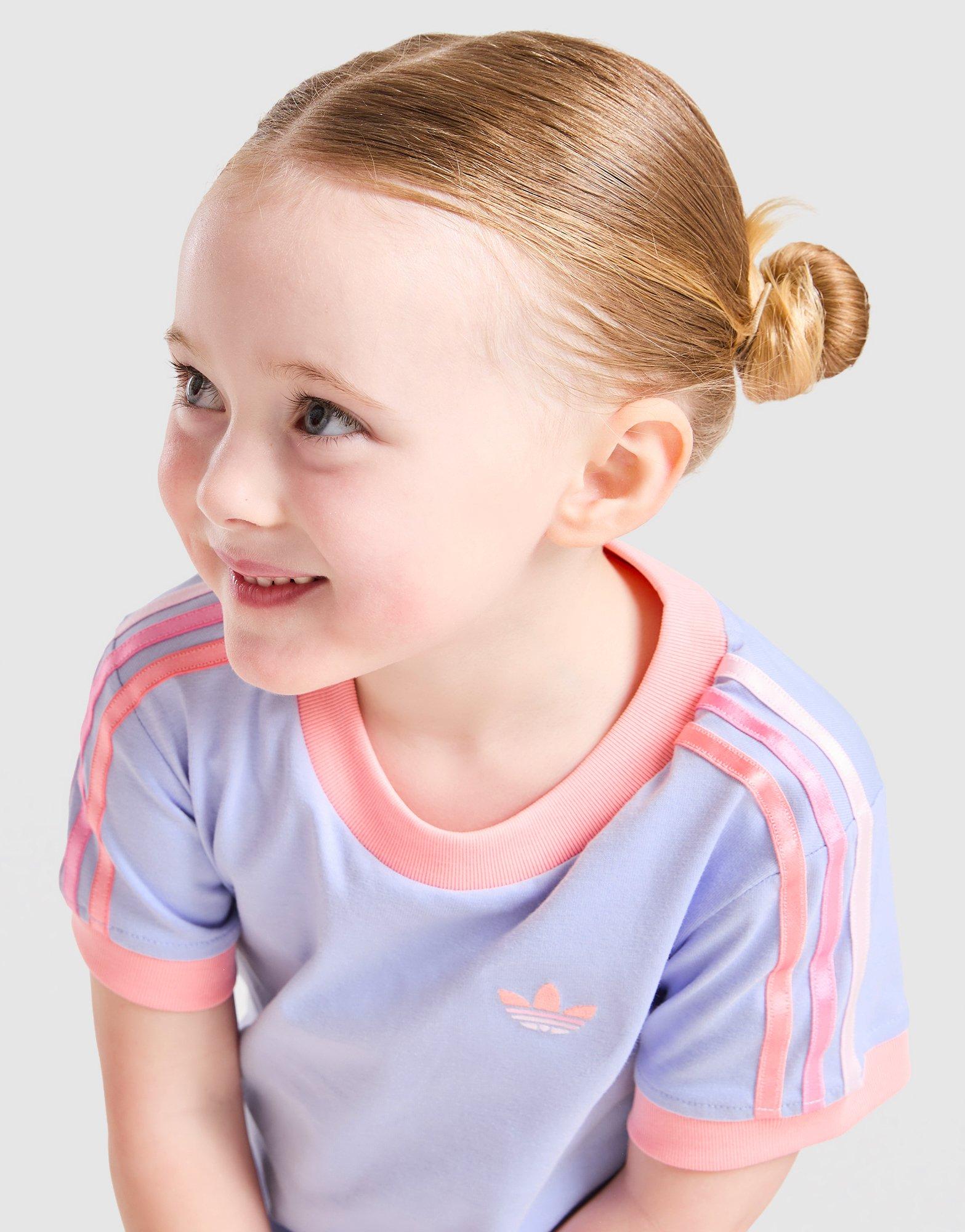 adidas Originals Girls' Firebird T-Shirt/Shorts Set Infant