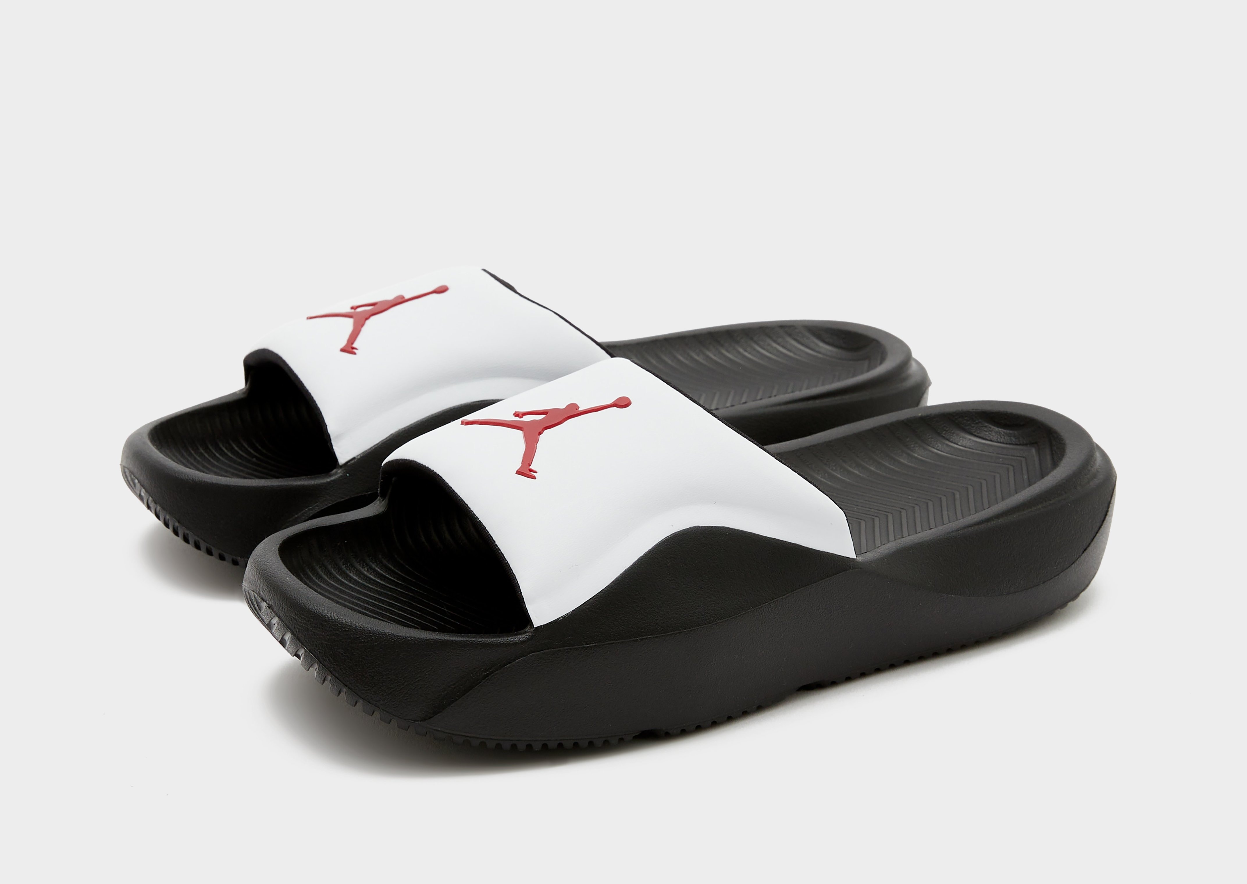 Jordan Franchise Slide White Black Gym Red (GS) — photo 2