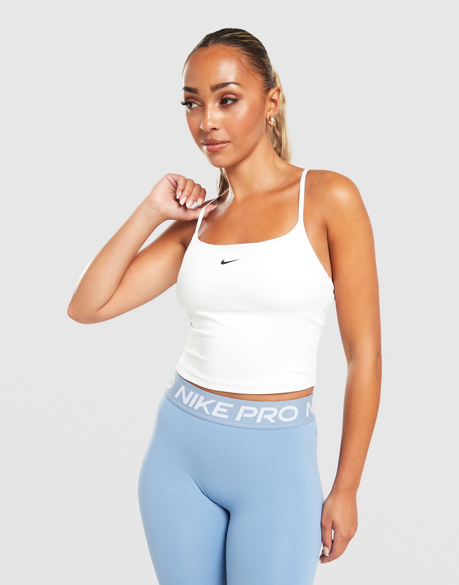 White Nike Training One Tank Top - JD Sports Global