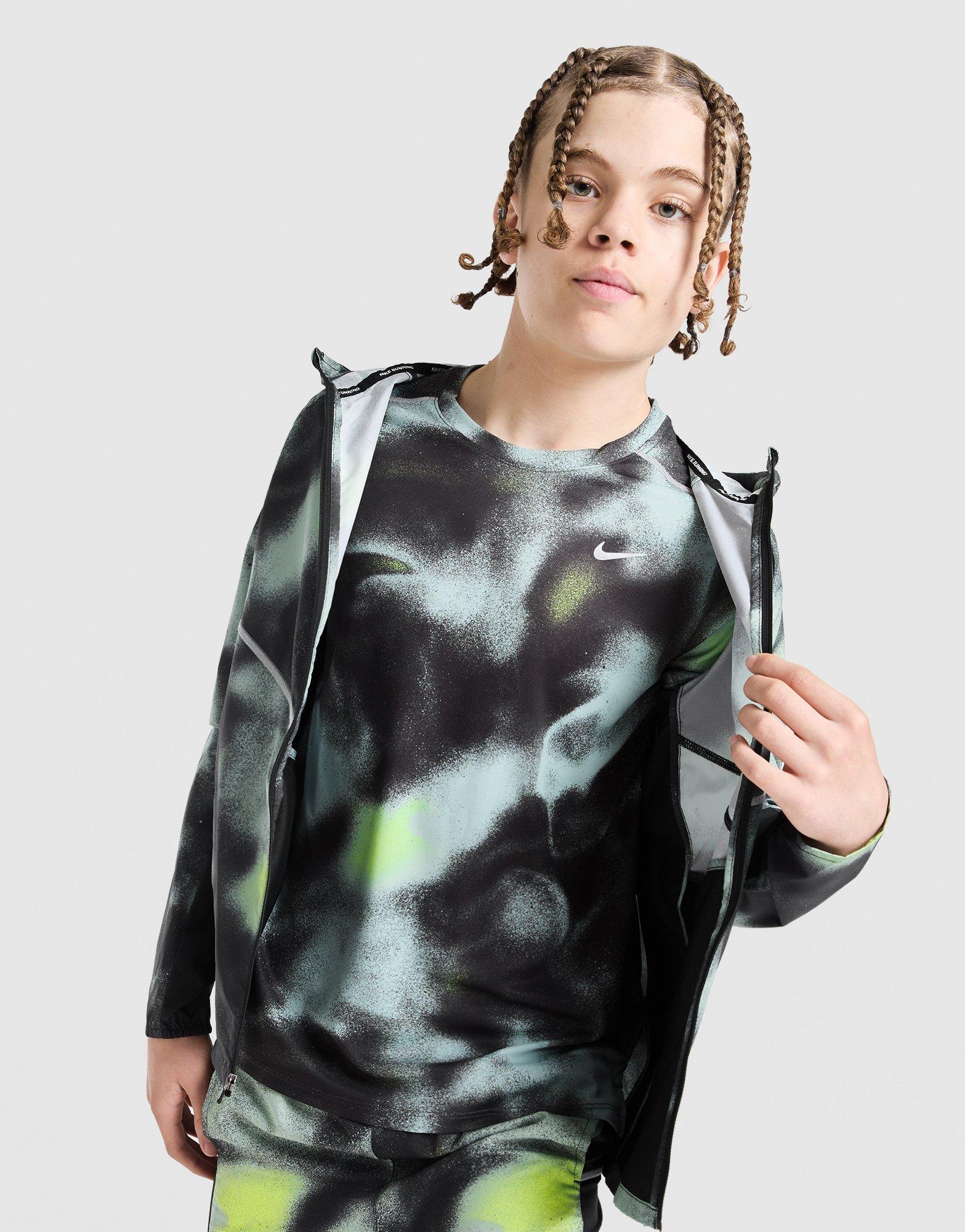 Nike Miler All Over Print T-Shirt Junior