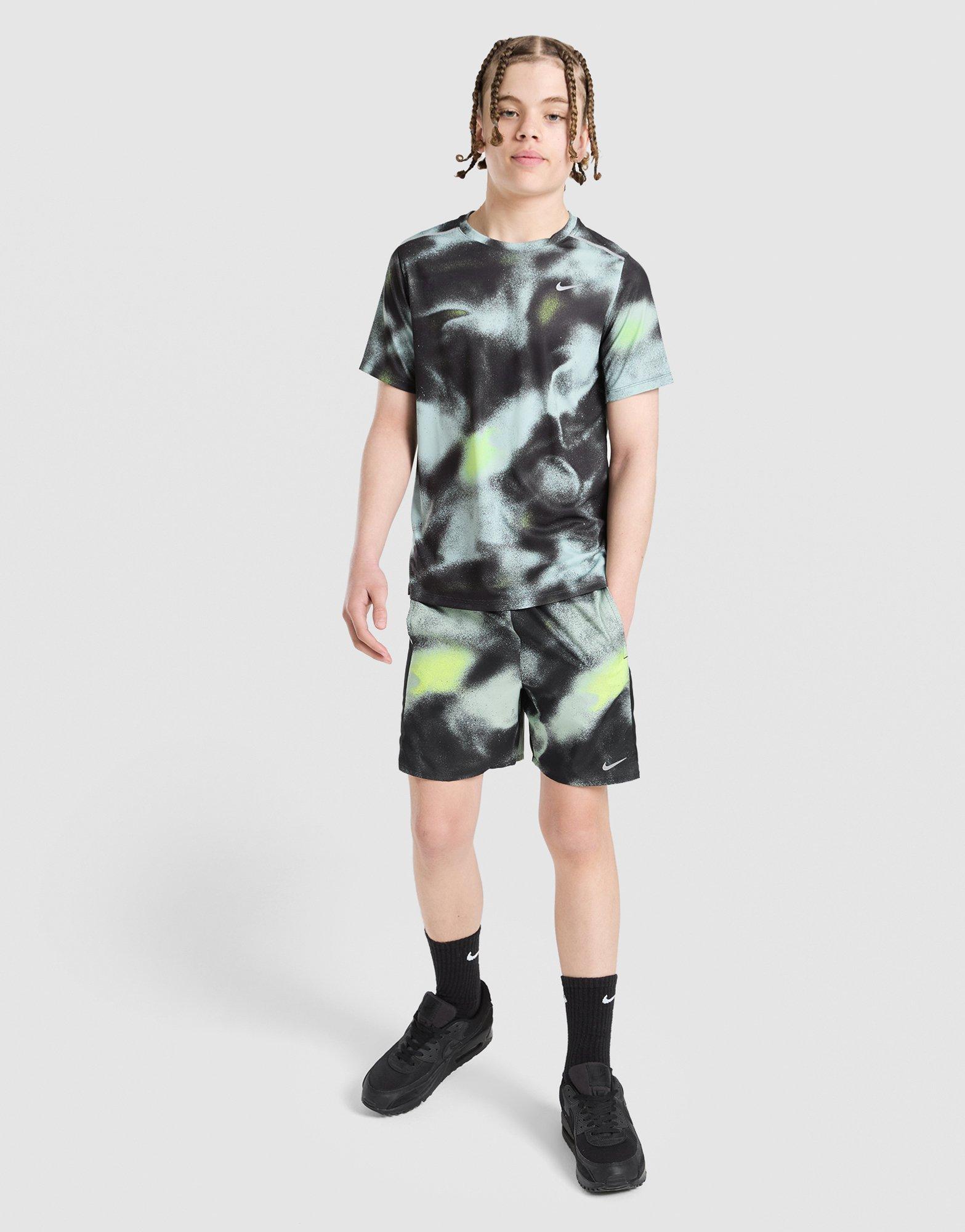 Nike Miler All Over Print T-Shirt Junior