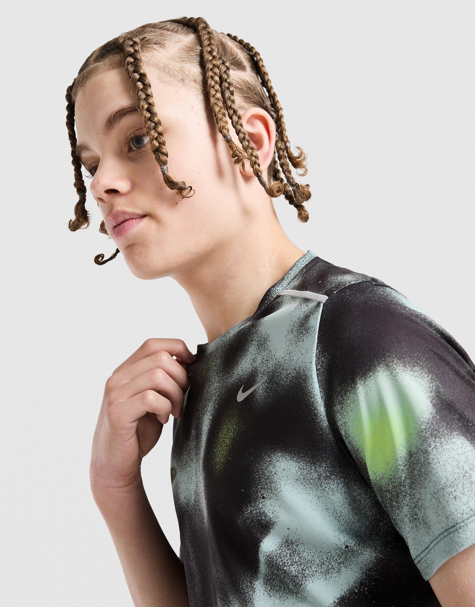 Nike Miler All Over Print T-Shirt Junior
