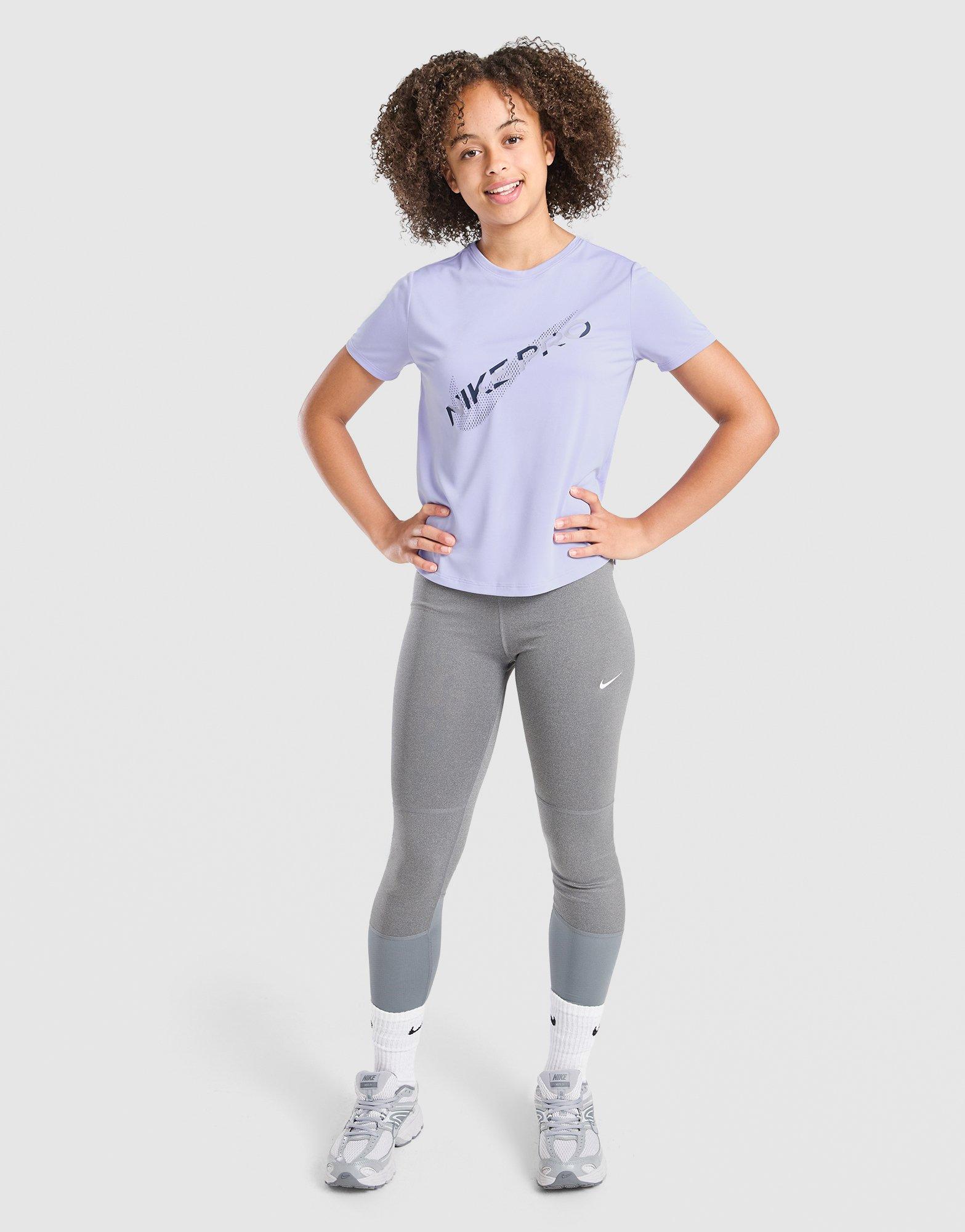 Nike Girls' Pro Fitness T-Shirt Junior