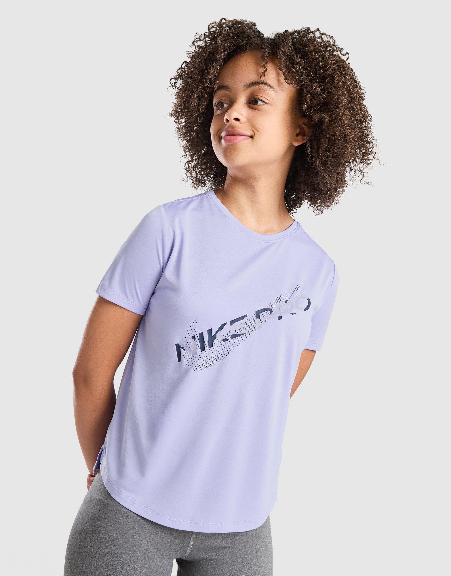 Nike Girls' Pro Fitness T-Shirt Junior