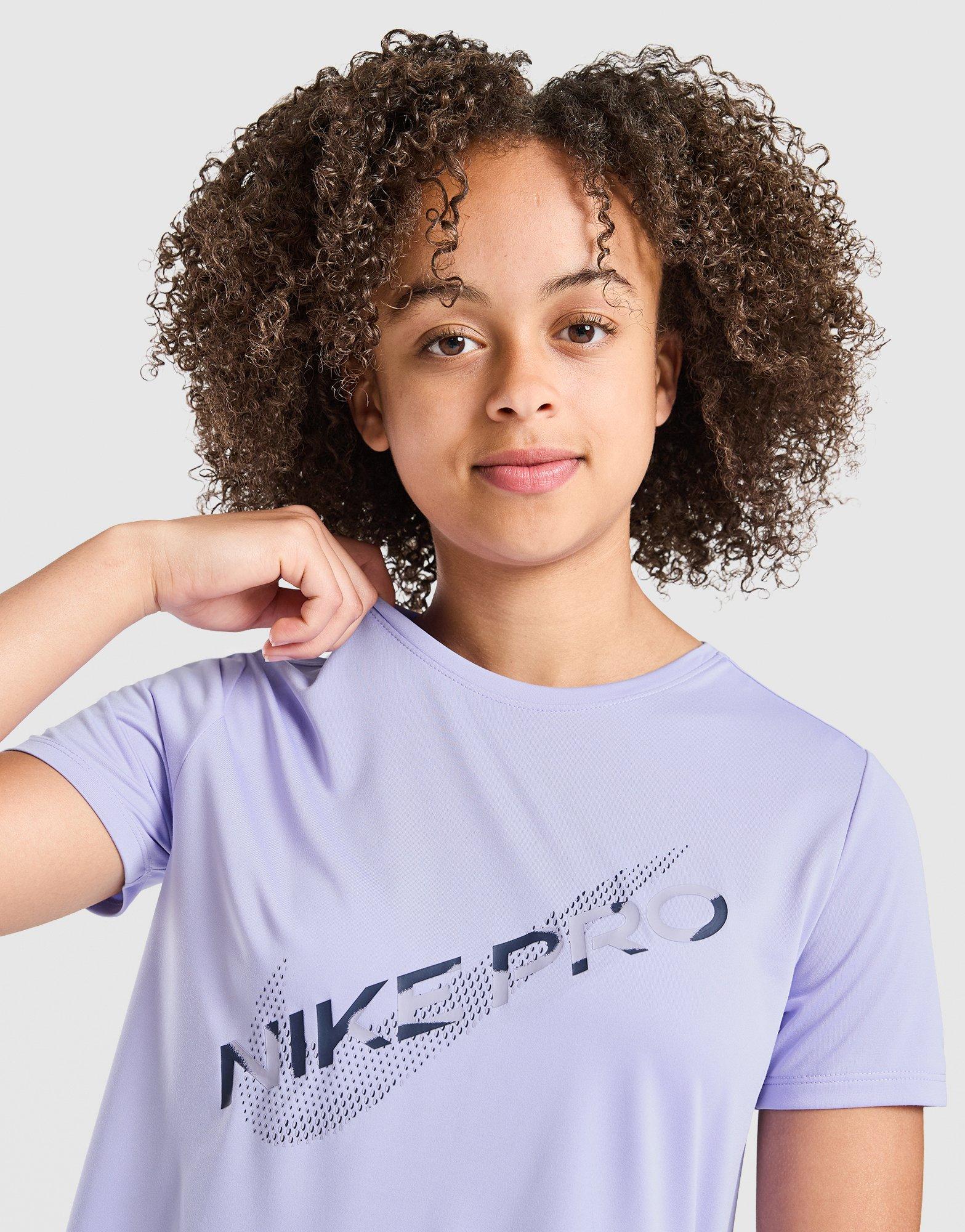 Nike Girls' Pro Fitness T-Shirt Junior
