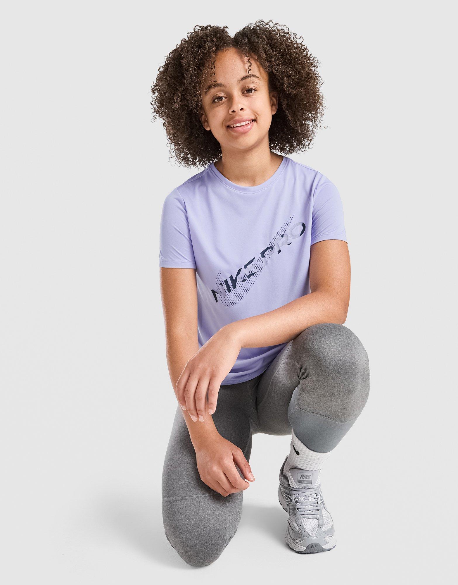 Nike Girls' Pro Fitness T-Shirt Junior