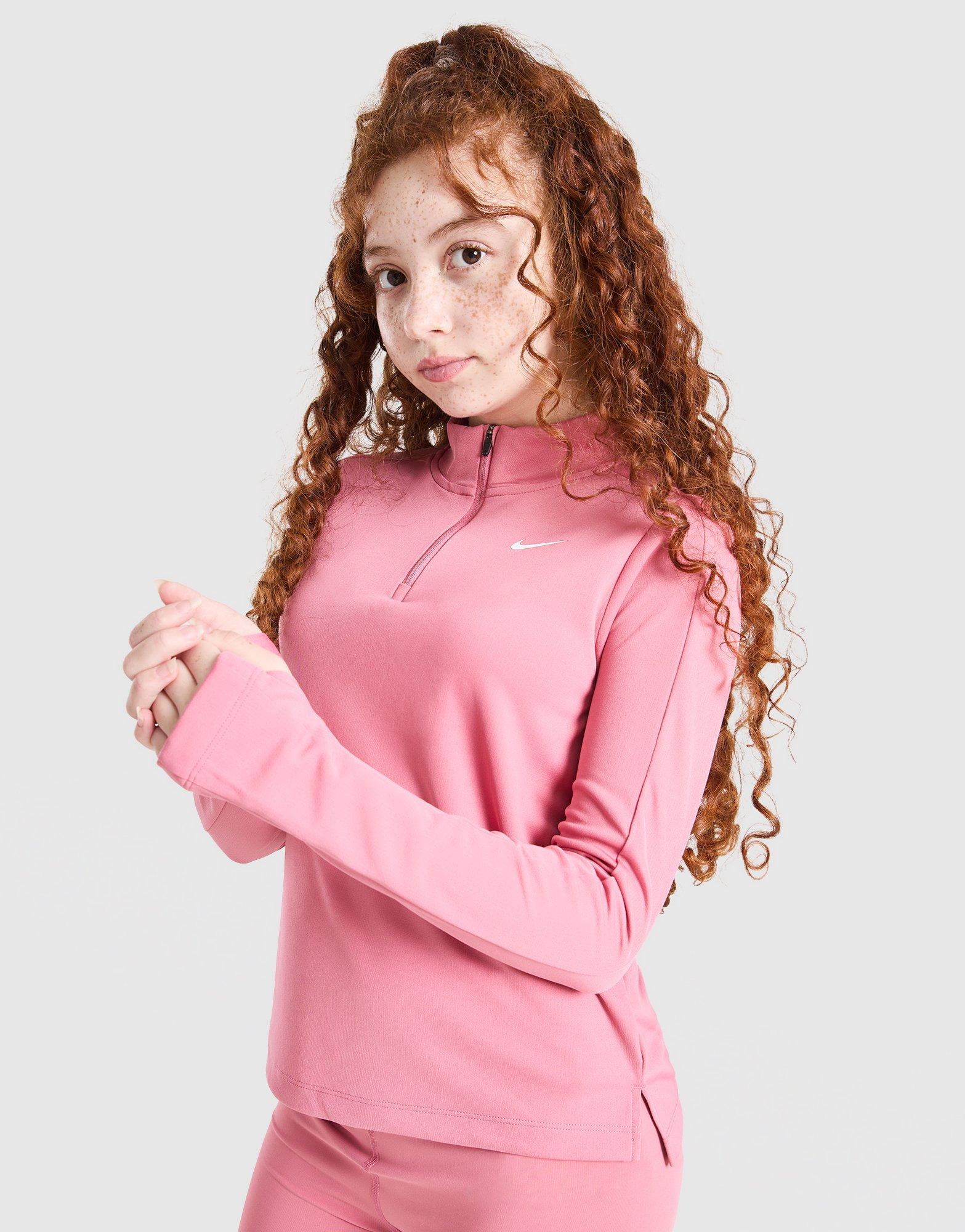 Nike Girls' Fitness Long Sleeve 1/2 Zip Top Junior