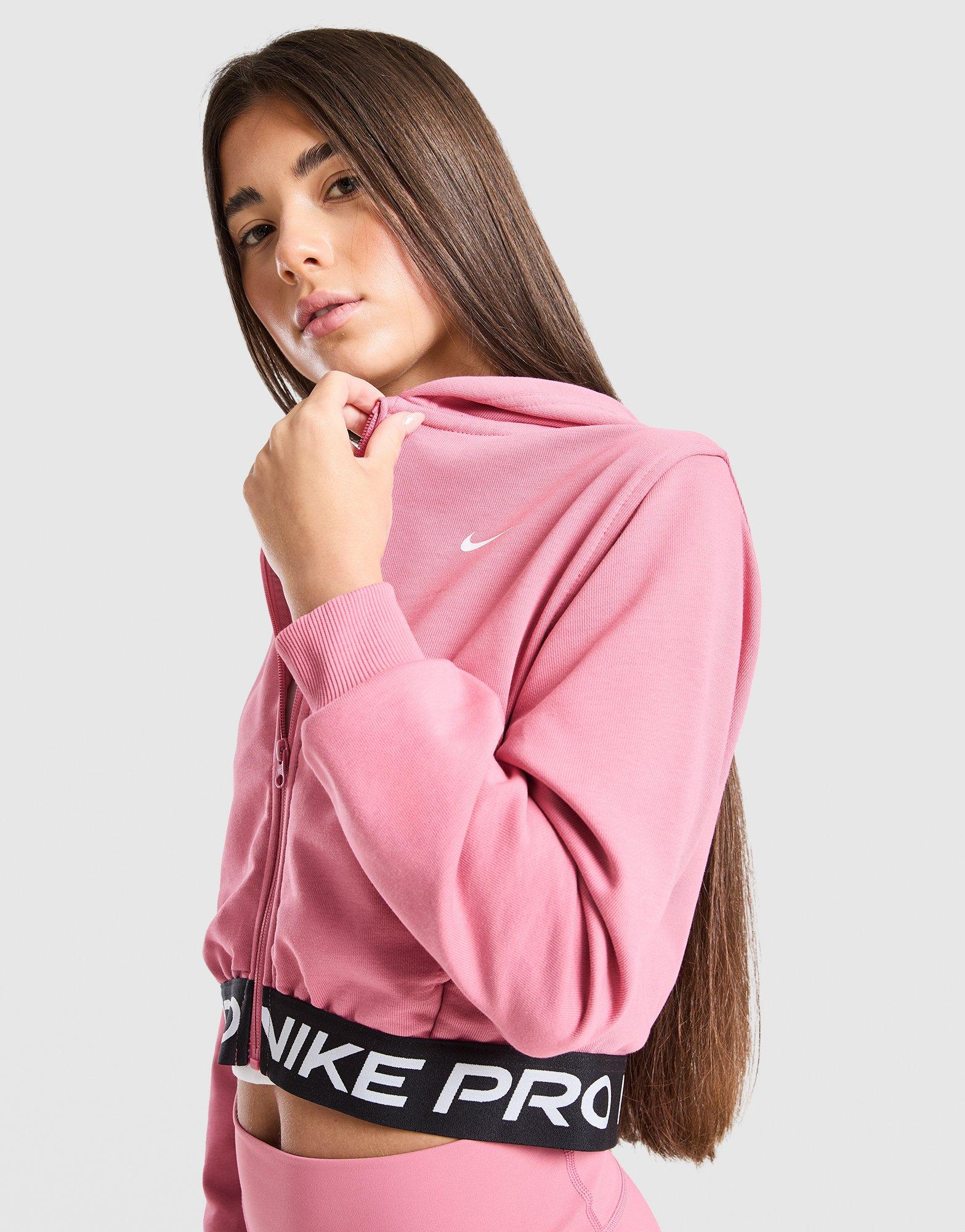 Nike Sweat à capuche zippé Girls' Pro Crop Junior
