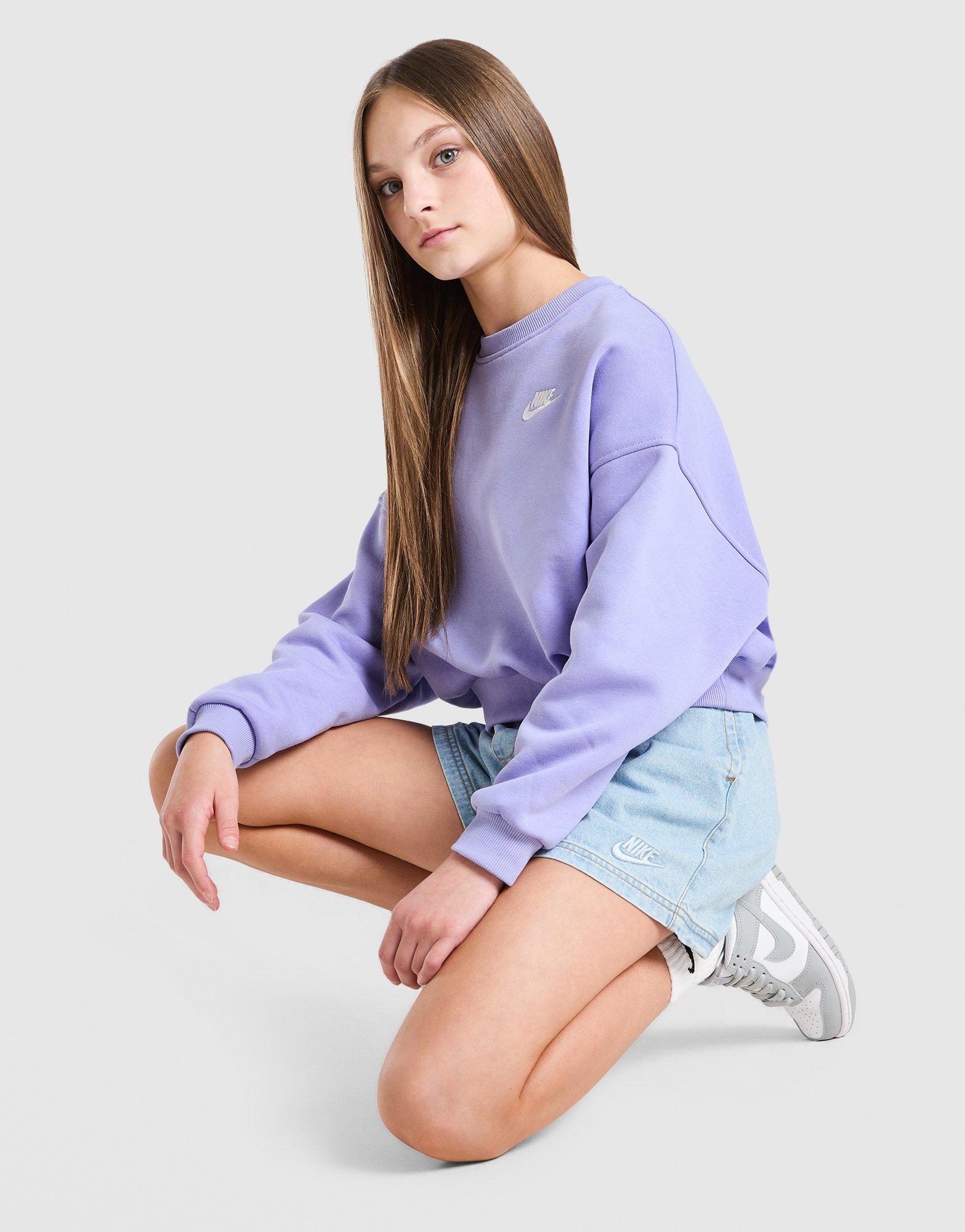 Nike Felpa Club Crop Crew Junior