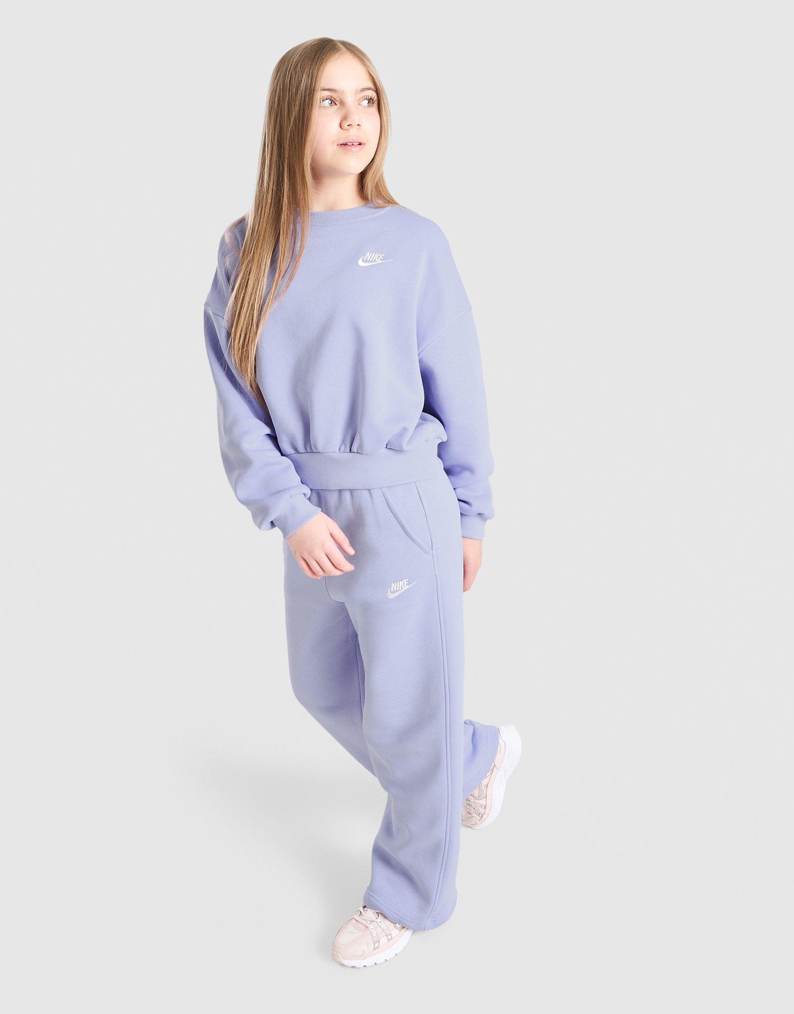 Nike Girls' Club Wide Leg Joggers Junior