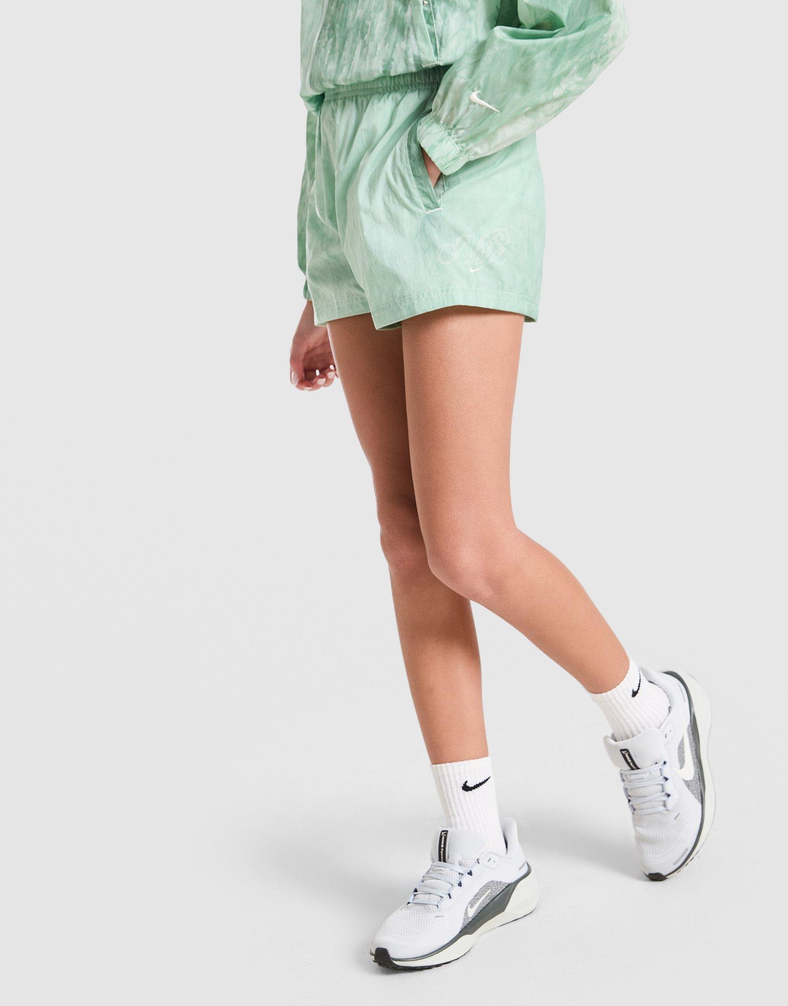 Nike Girls' Woven All Over Print Shorts Junior
