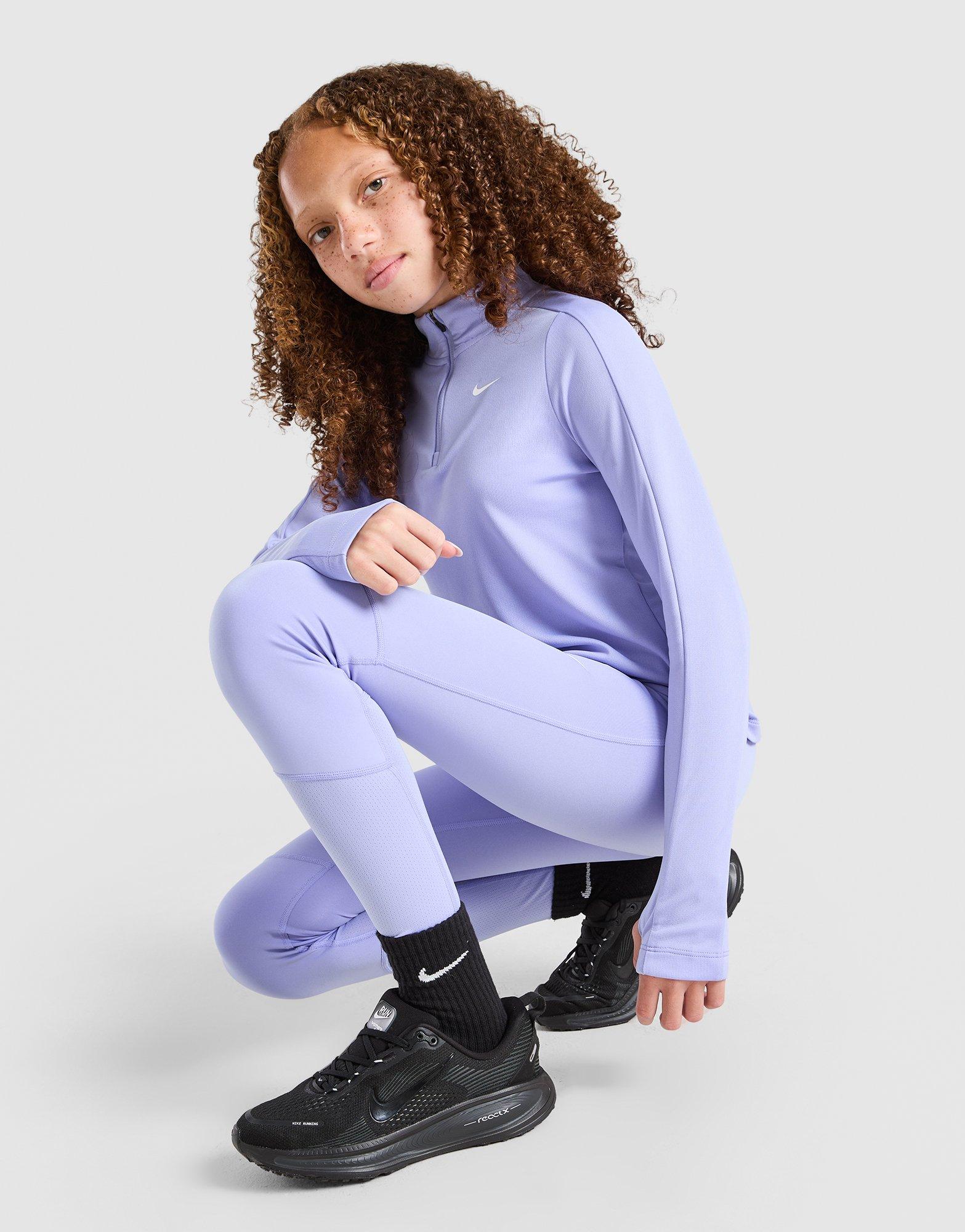 Nike Girls' Fitness Long Sleeve 1/2 Zip Top Junior