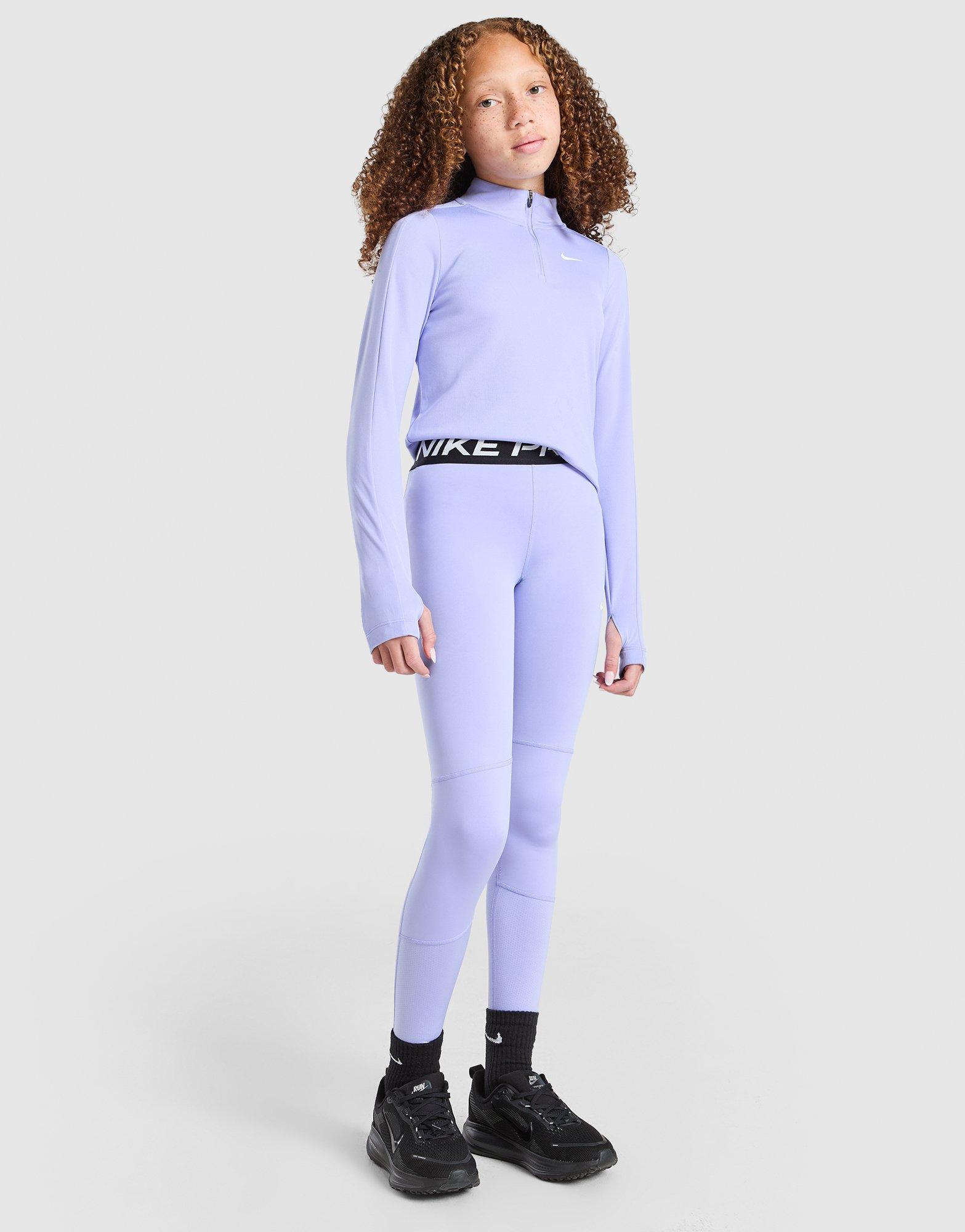 Nike Girls' Fitness Long Sleeve 1/2 Zip Top Junior