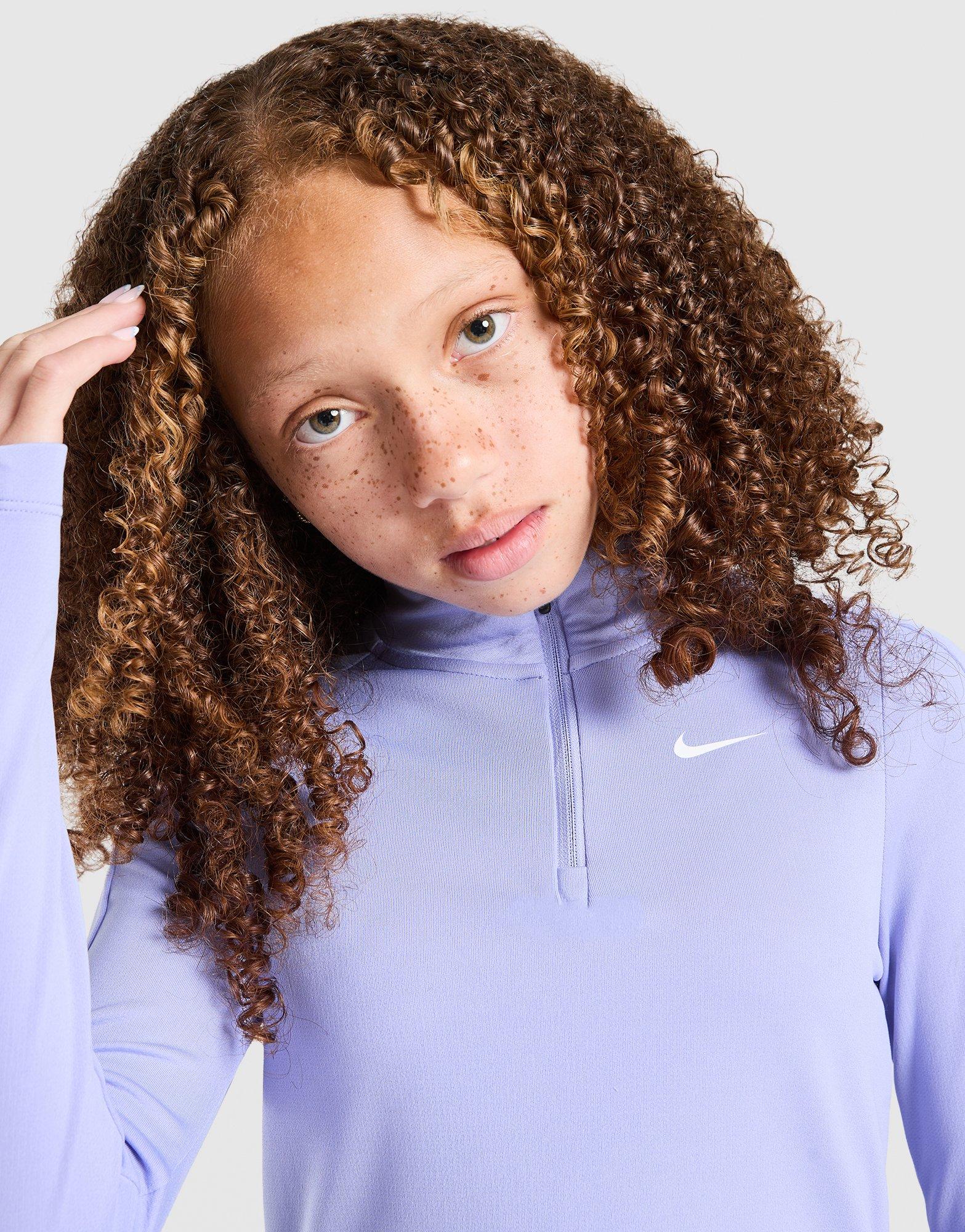 Nike Girls' Fitness Long Sleeve 1/2 Zip Top Junior