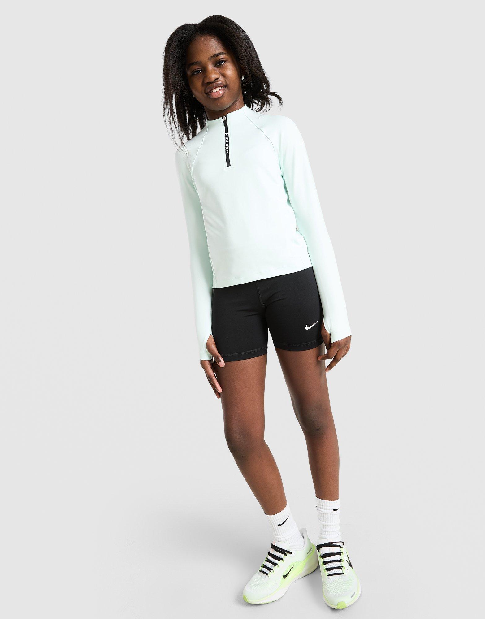 Nike Girl's Pro Dri-FIT 1/2 Zip Top