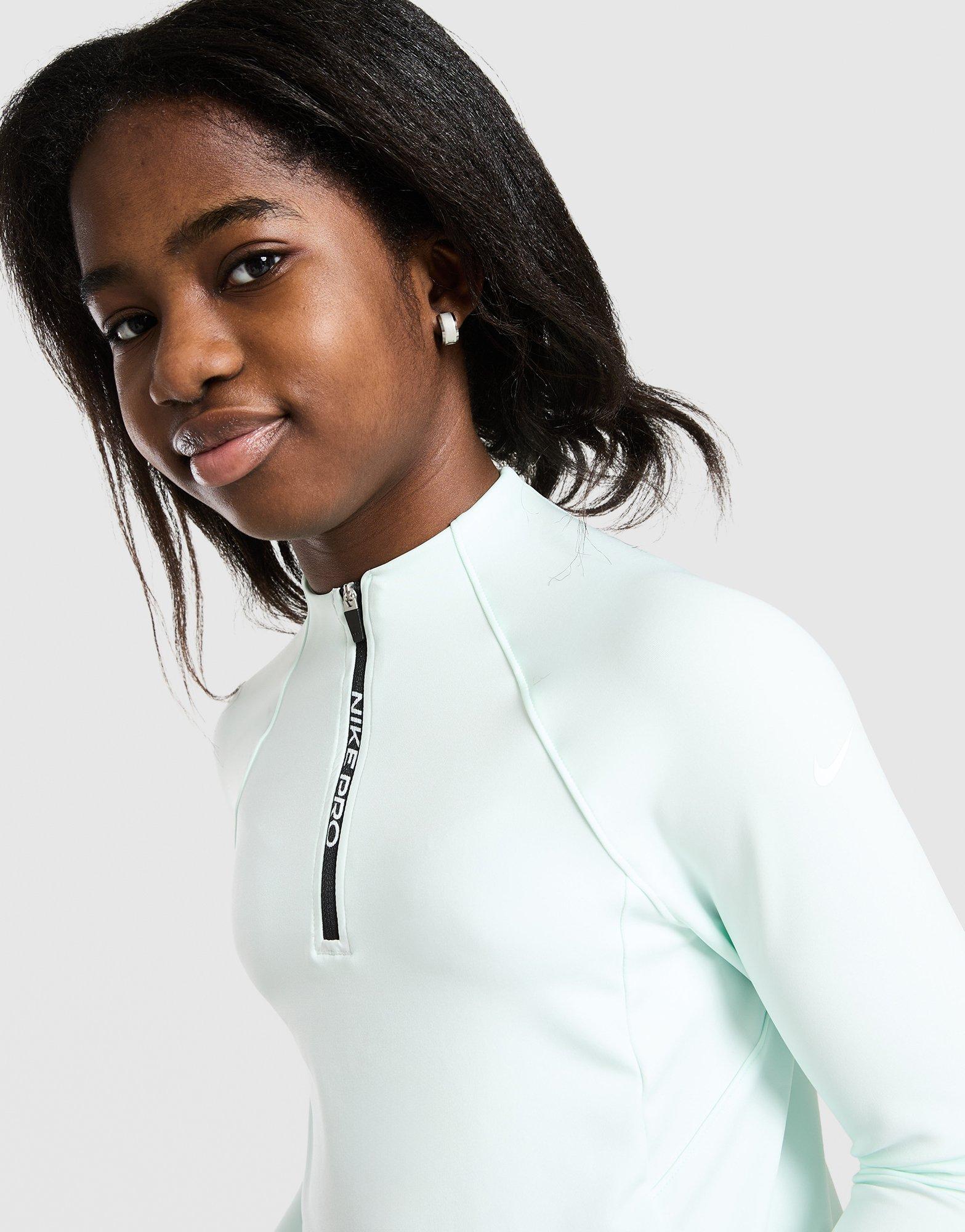 Nike Girl's Pro Dri-FIT 1/2 Zip Top