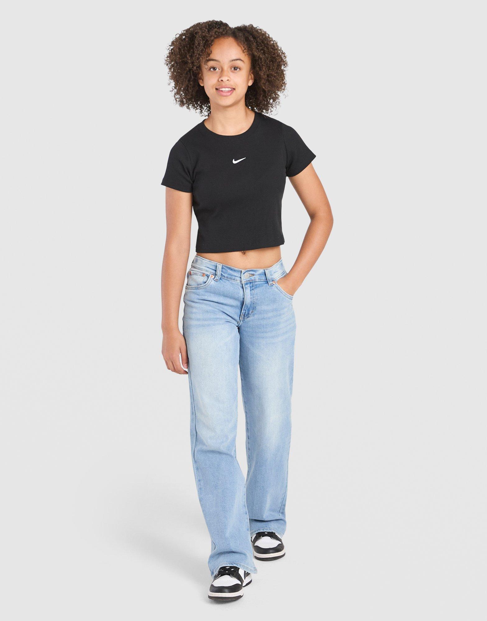 Nike T-shirt côtelé Fille Junior