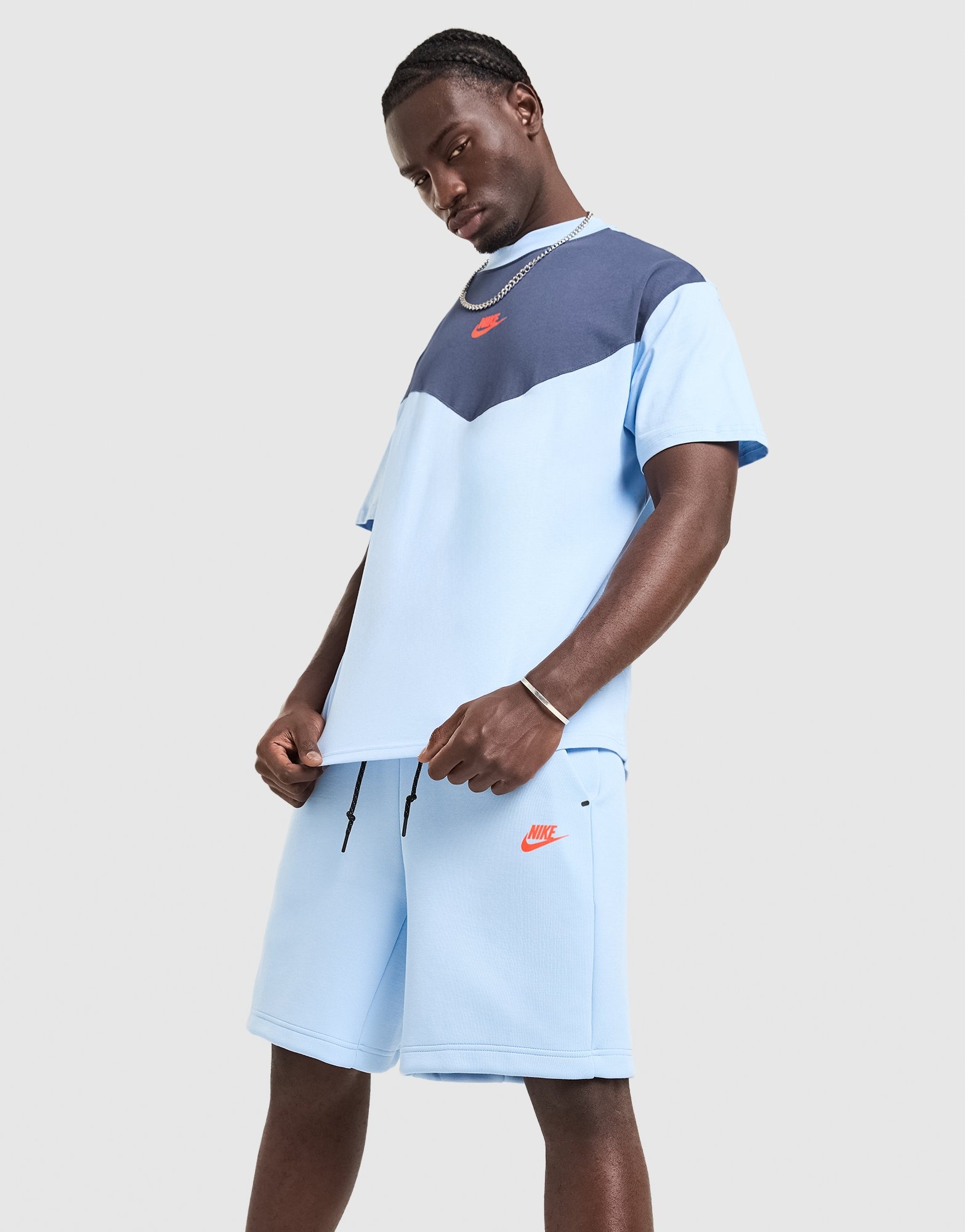 Blue Nike Tech Mix T-Shirt - JD Sports Global