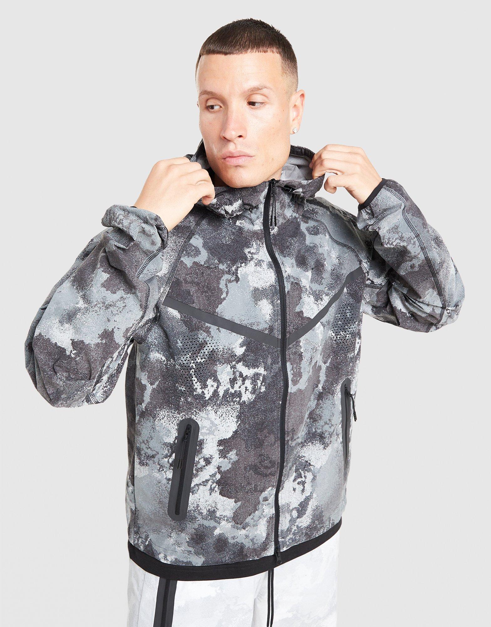 Nike Tech Woven Camo Full Zip Jacket