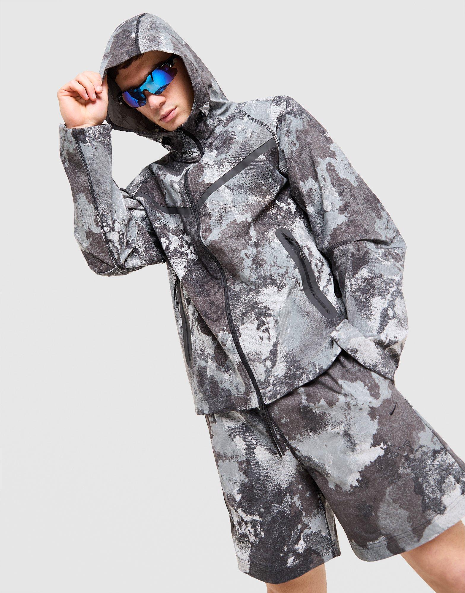 Nike Tech Woven Camo Full Zip Jacket
