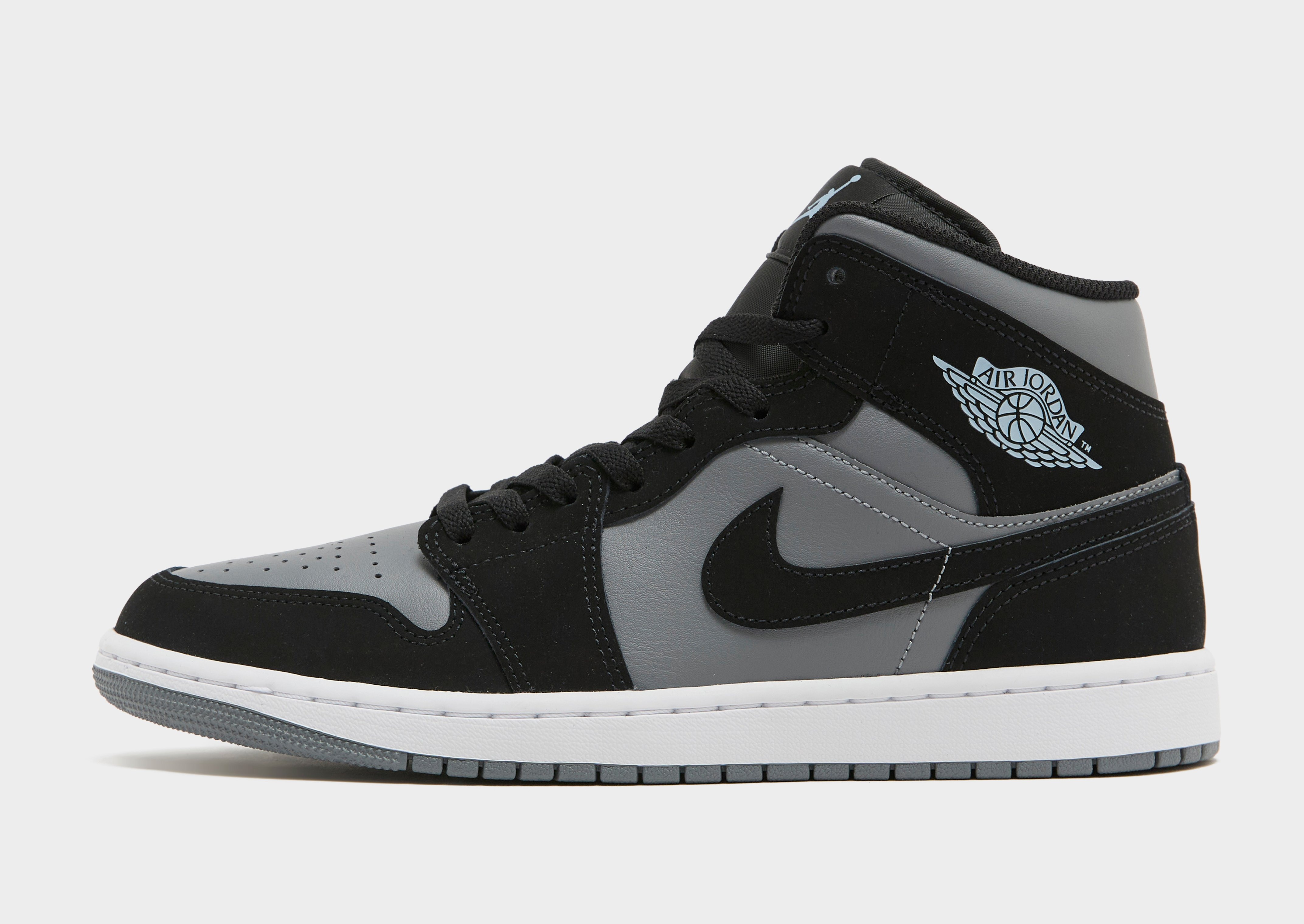Black Jordan Air 1 Mid | JD Sports UK