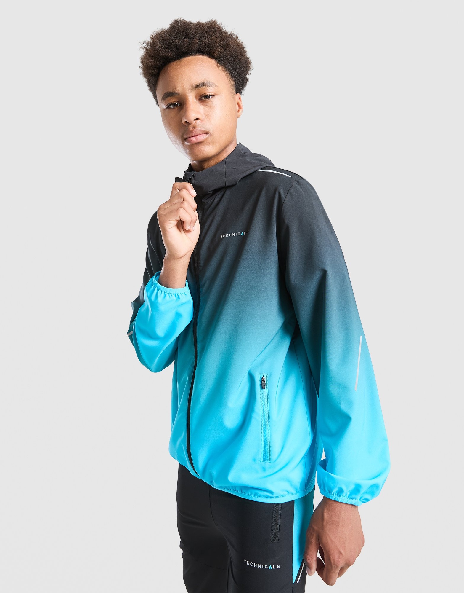Black Technicals Lotus Jacket Junior | JD Sports UK