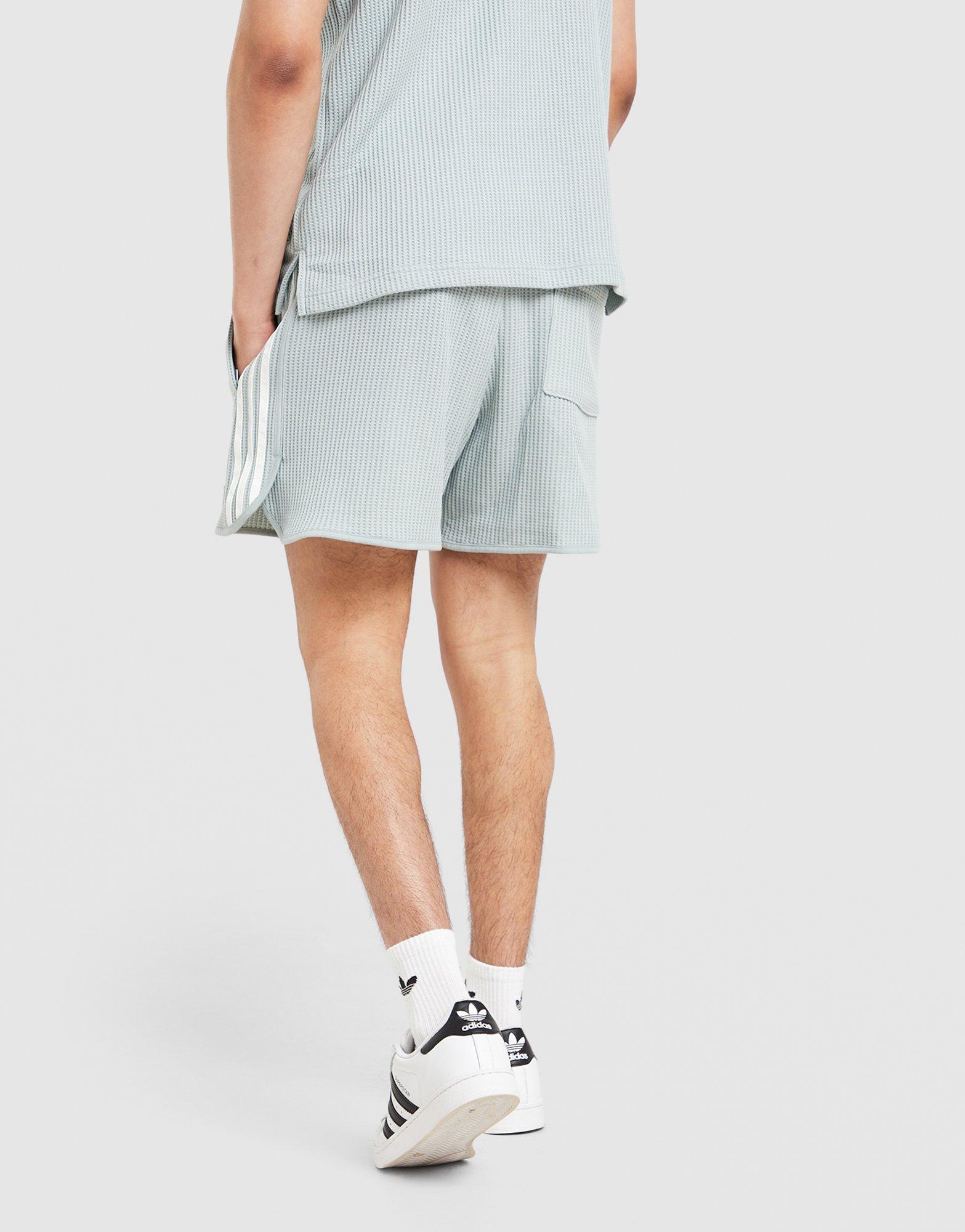 adidas Originals 3-Stripes Waffle Knit Polo Shirt