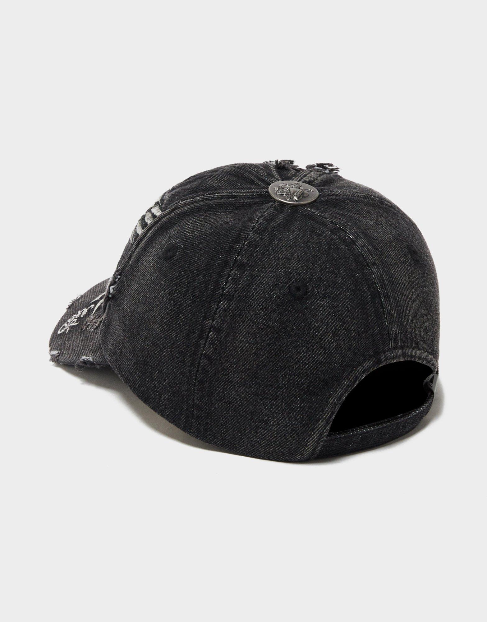 Ed Hardy Distressed Brave Hearts Cap