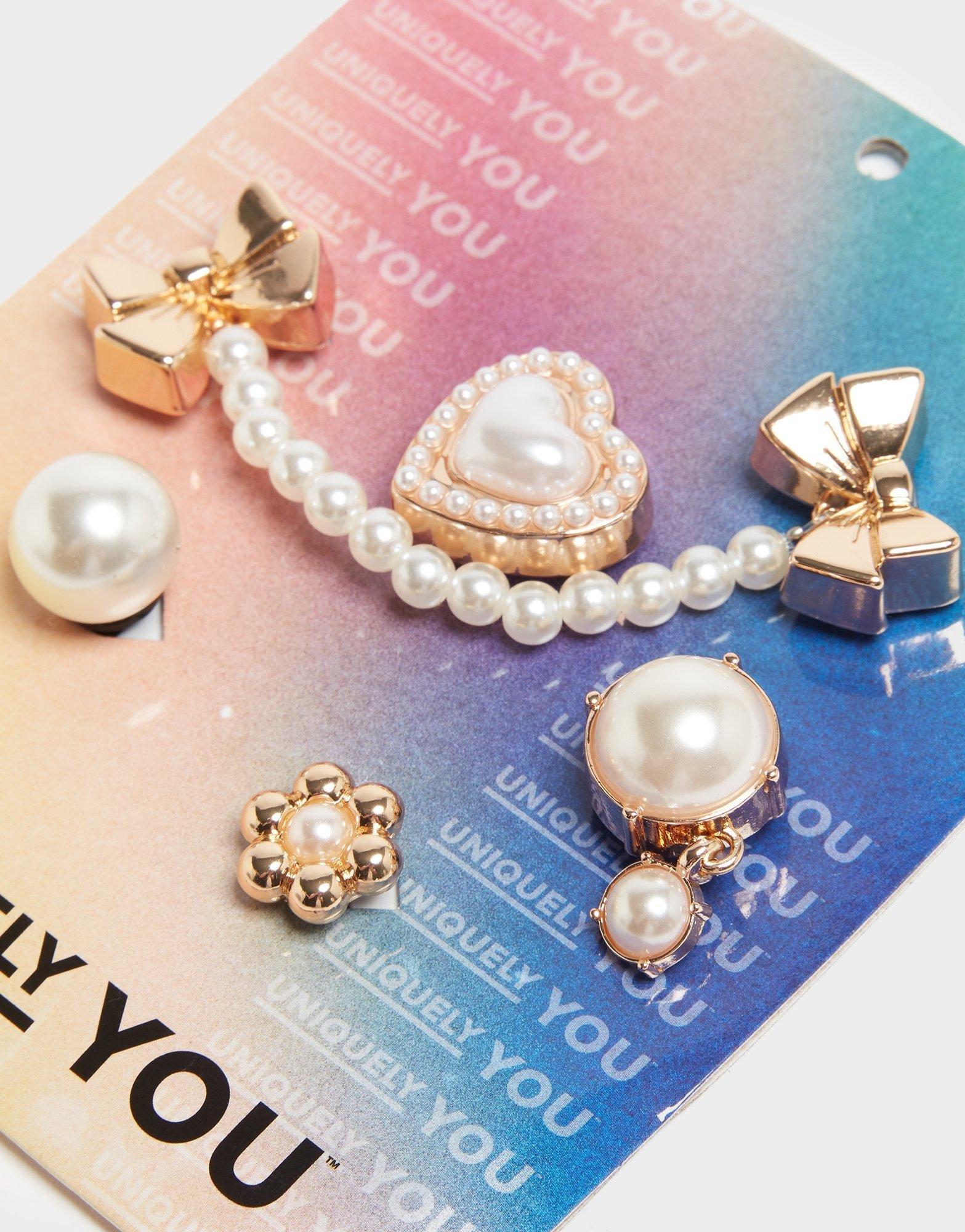 Crocs 5-Pack Pearly Gold Jibbitz Charms