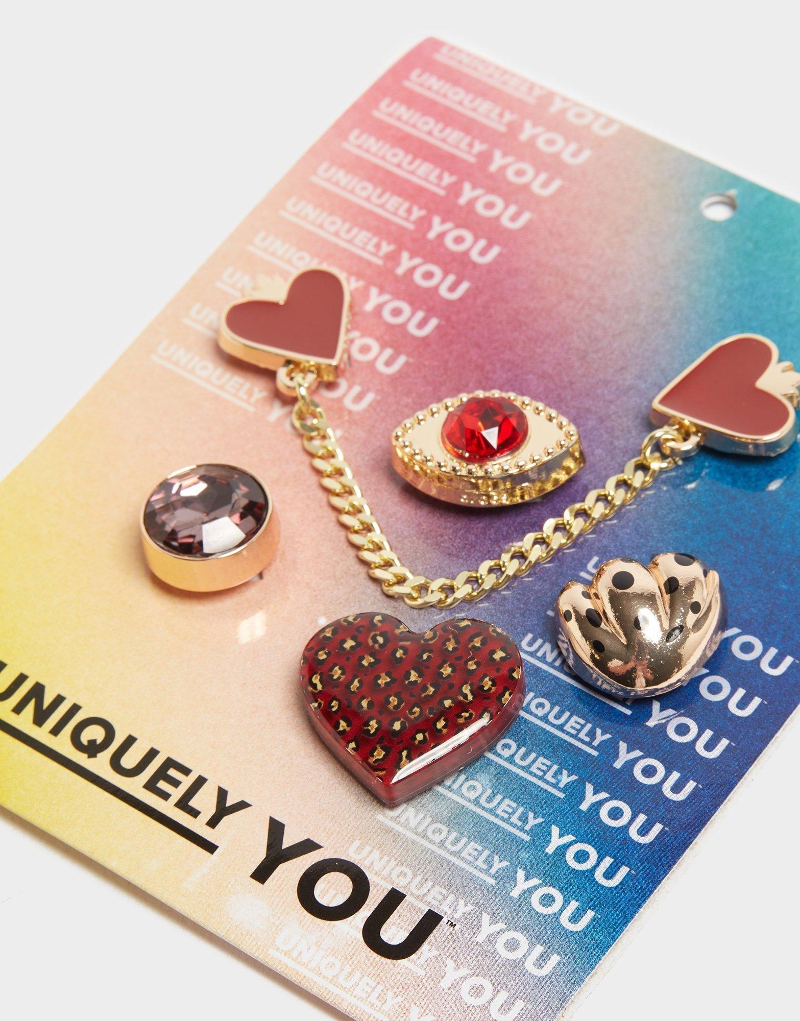 Crocs 5-Pack Leopard Gold Jibbitz Charms