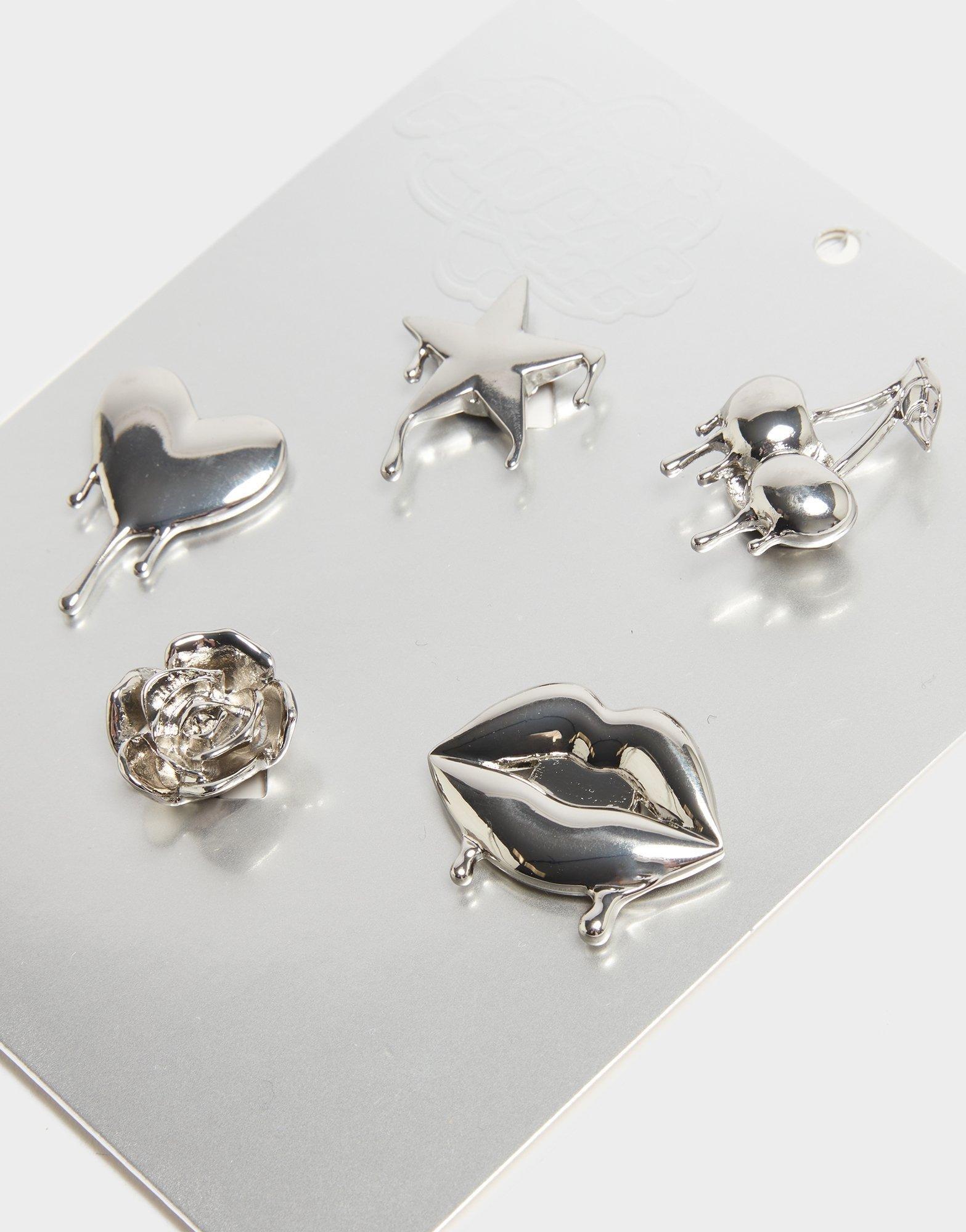 Crocs 5-Pack Croctober Chrome Jibbitz Charms