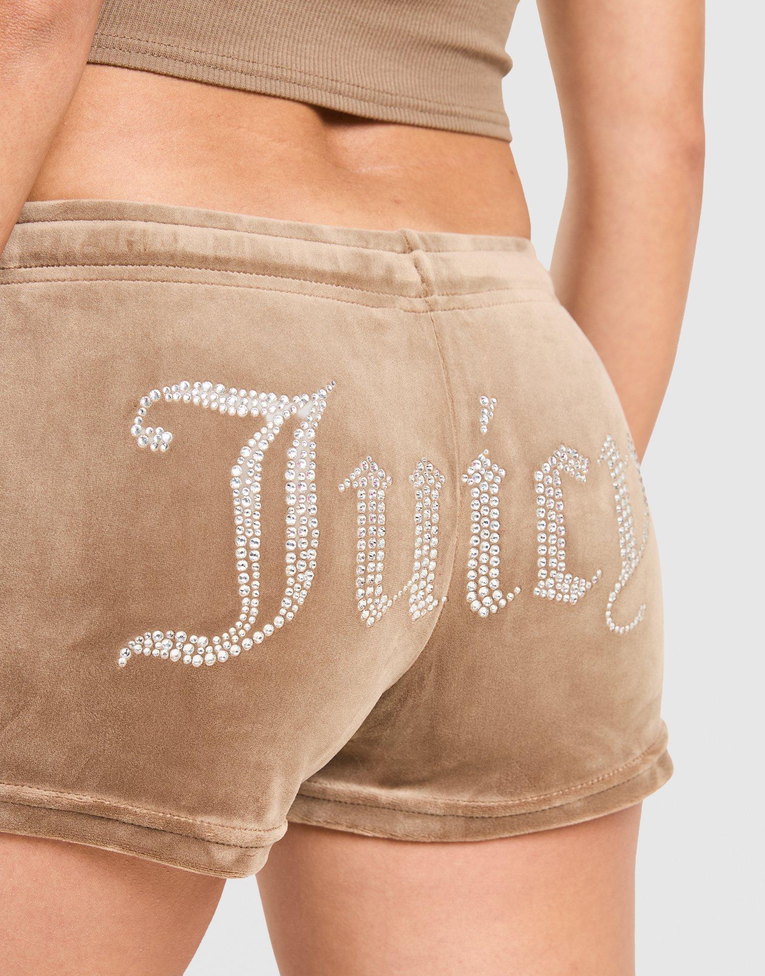 JUICY COUTURE Micro Velour Shorts