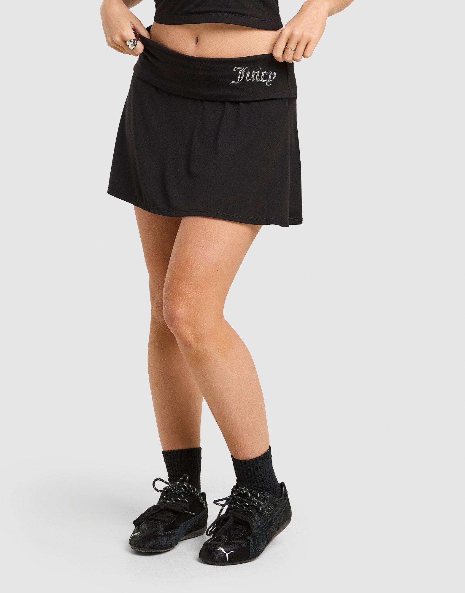 JUICY COUTURE Jersey Fold Over Skirt