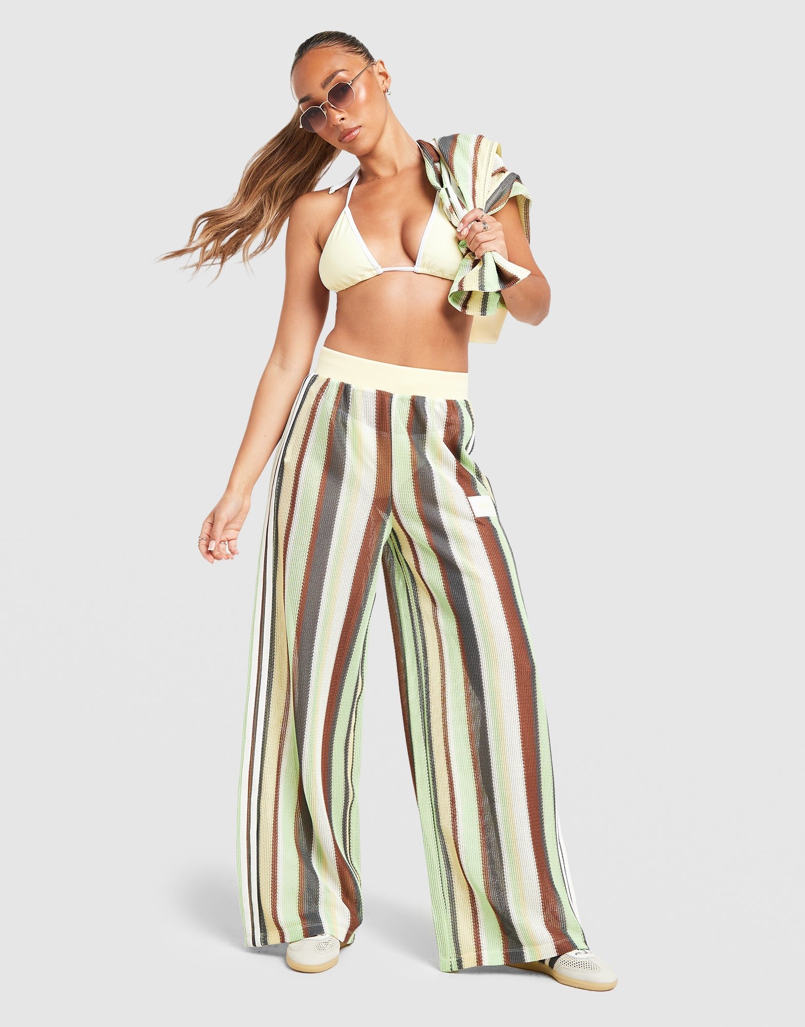 Yellow adidas Originals Crochet Track Pants | JD Sports UK