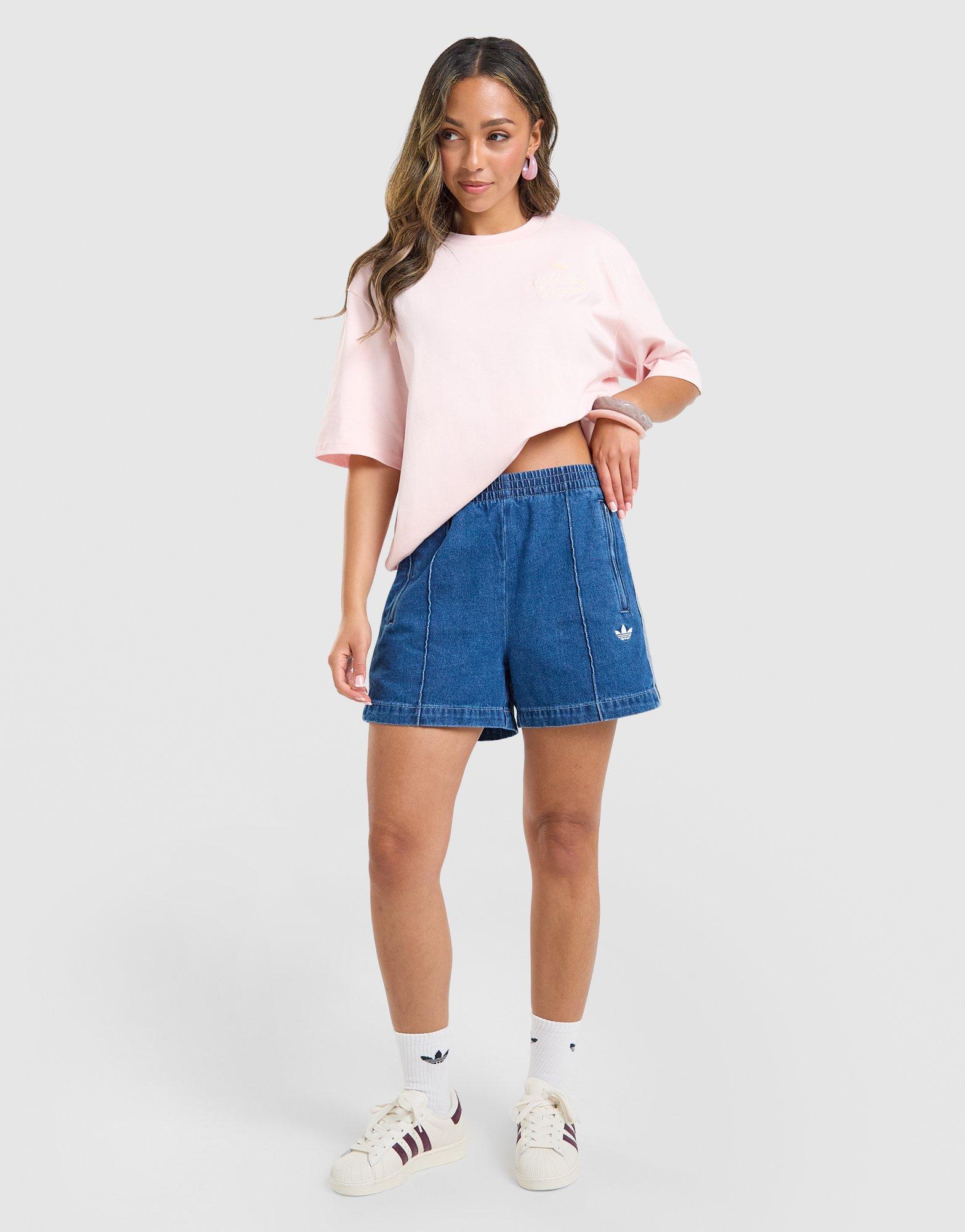 adidas Originals Floral Stitch Boyfriend T-Shirt