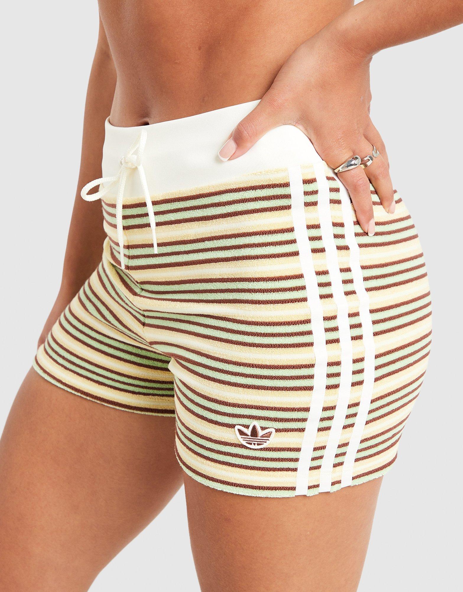 adidas Originals Towel Stripe Micro Shorts