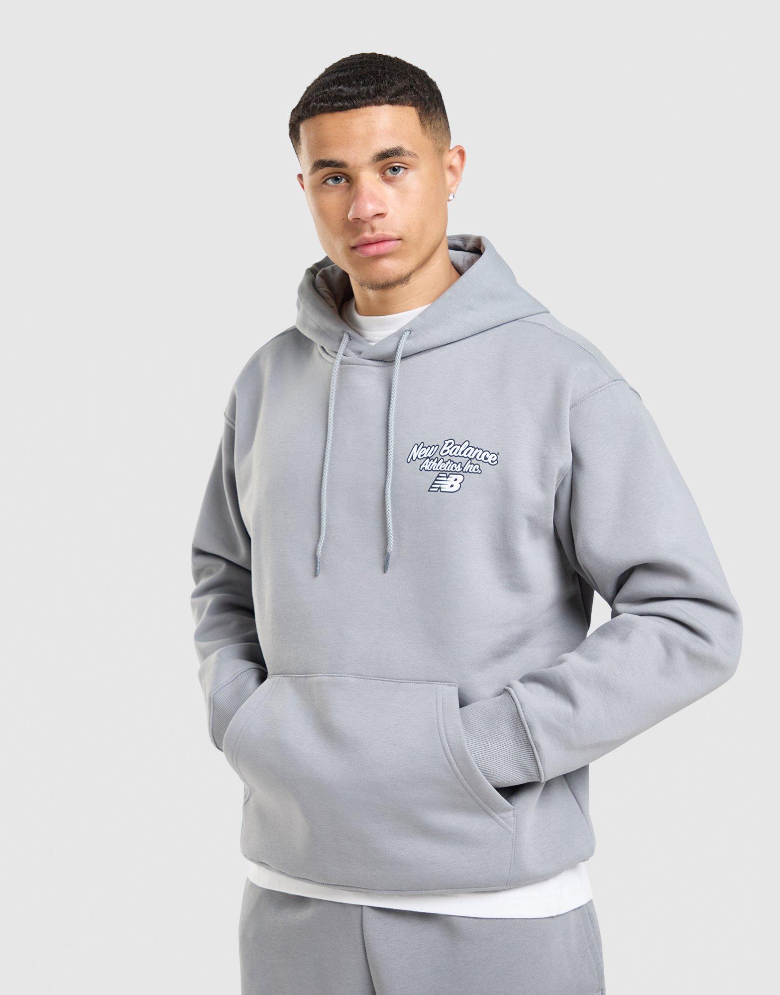 New Balance Back Graphic Script Hoodie