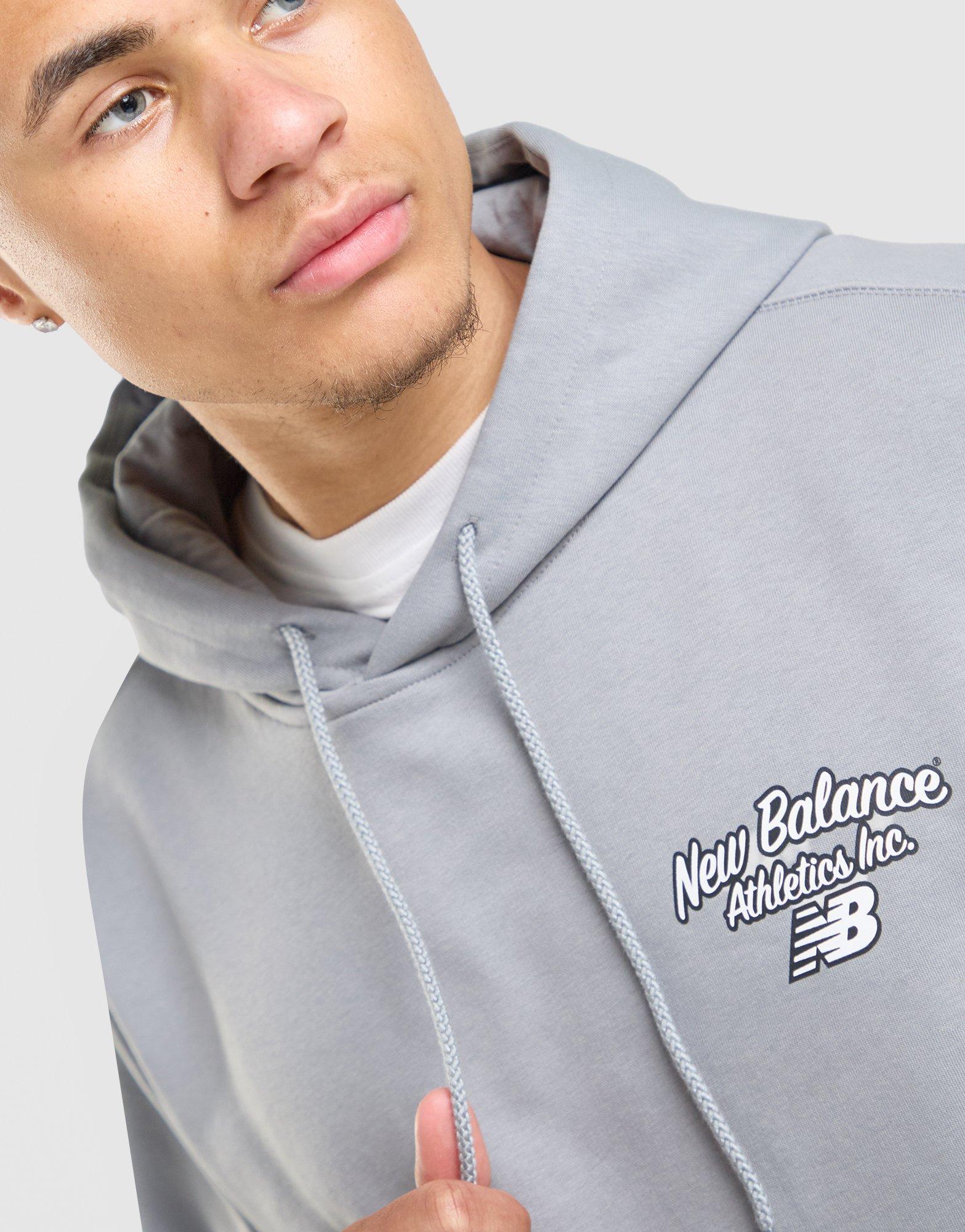 New Balance Back Graphic Script Hoodie