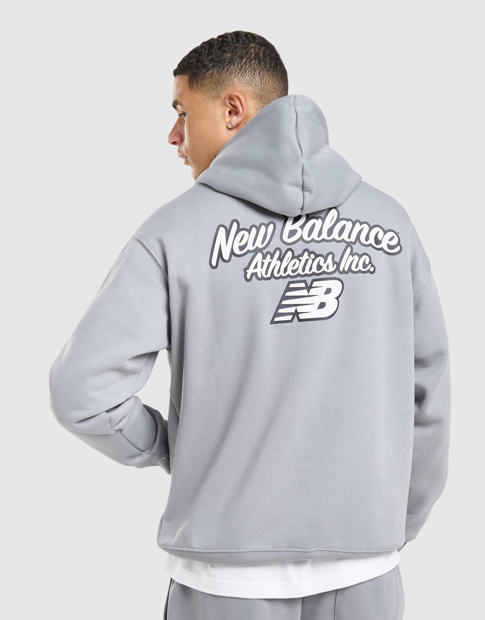 New Balance Back Graphic Script Hoodie
