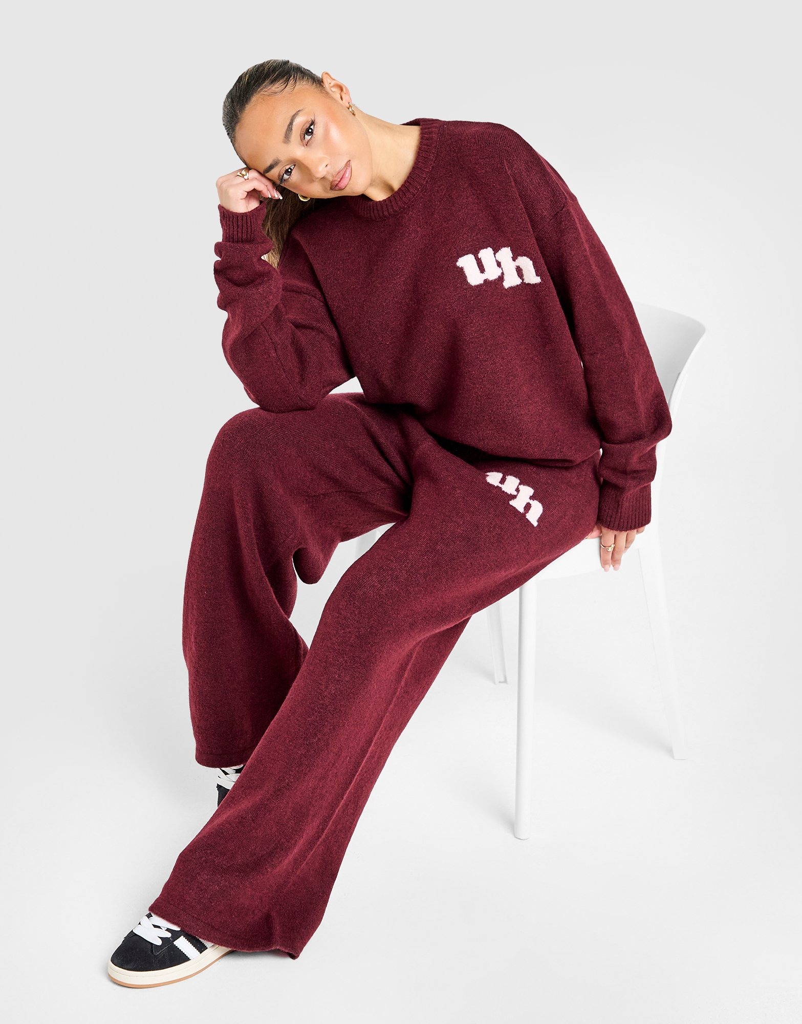 Red Unlike Humans Knit Joggers - JD Sports Australia