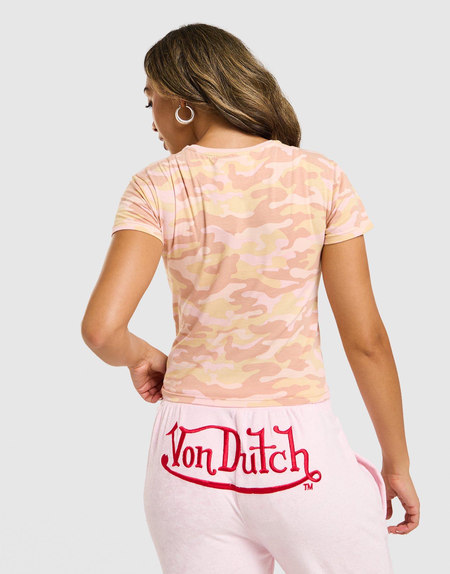 Von Dutch T-shirt Logo Camo