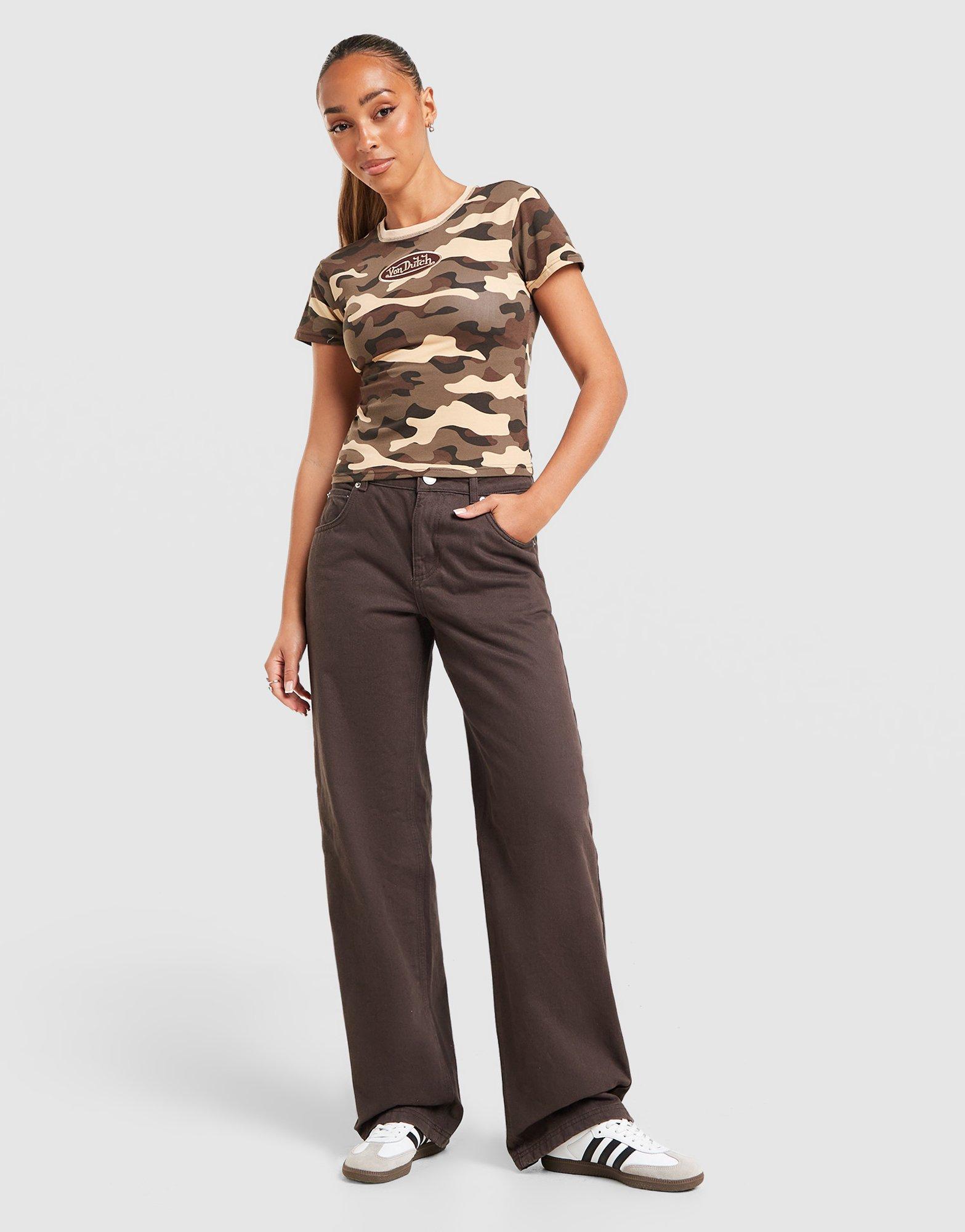 Von Dutch Logo Camo T-Shirt