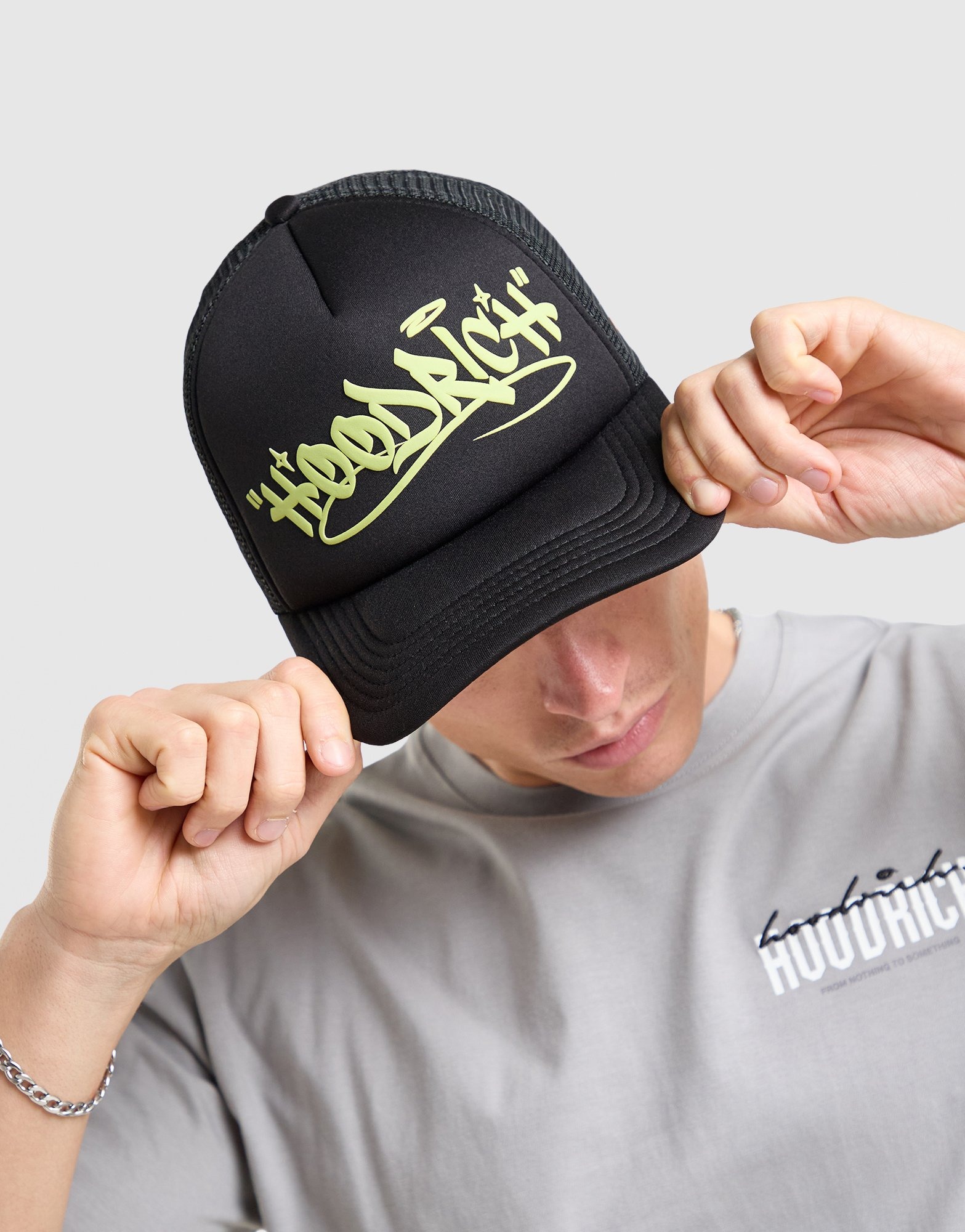 Black Hoodrich Stamp Trucker Cap - JD Sports Global