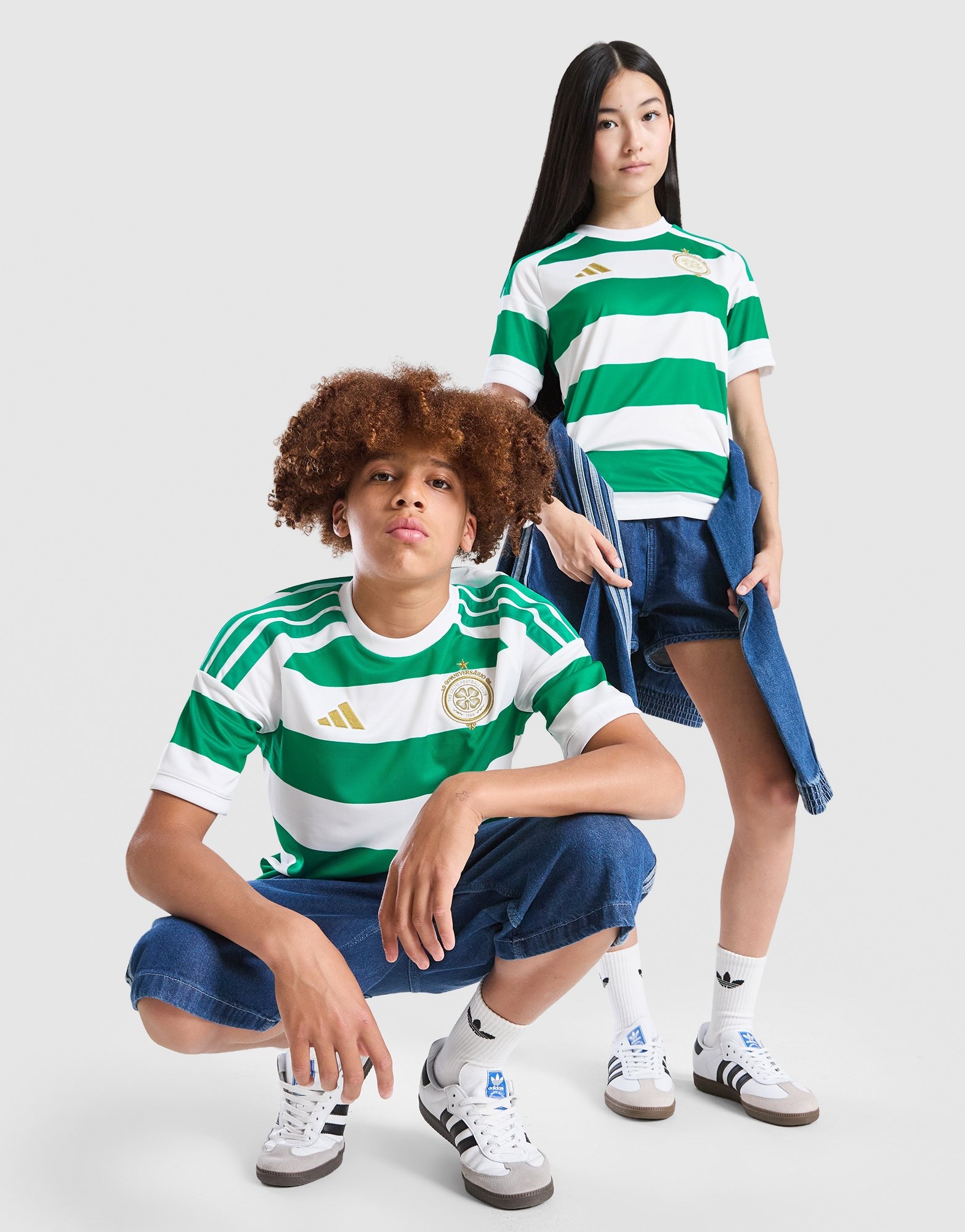 White adidas Celtic FC 2026/27 Home Shirt Junior - JD Sports Global