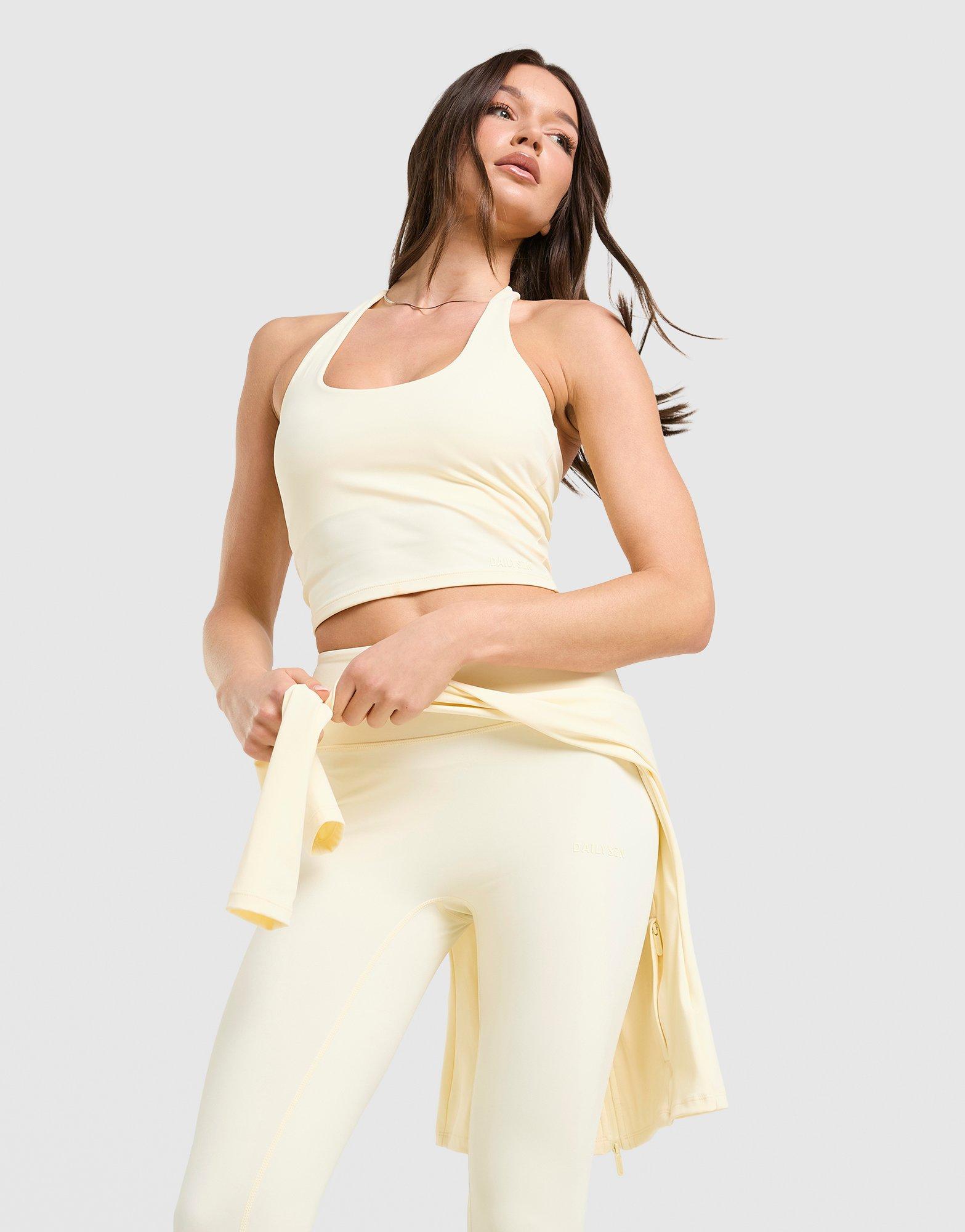 DAILYSZN Sculpt Halter Neck Tank Top