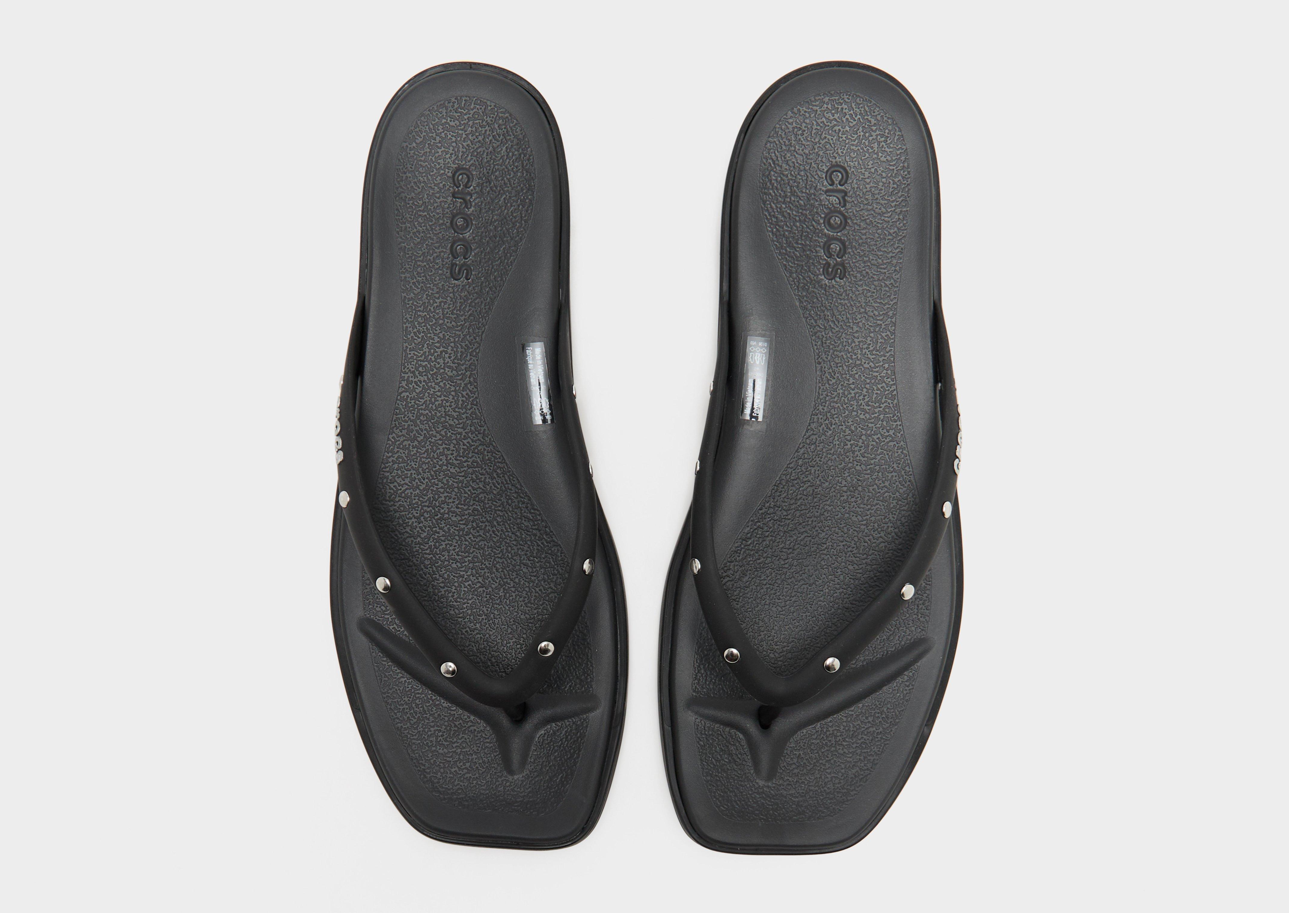 Crocs Miami Studded Flip Flops Women's