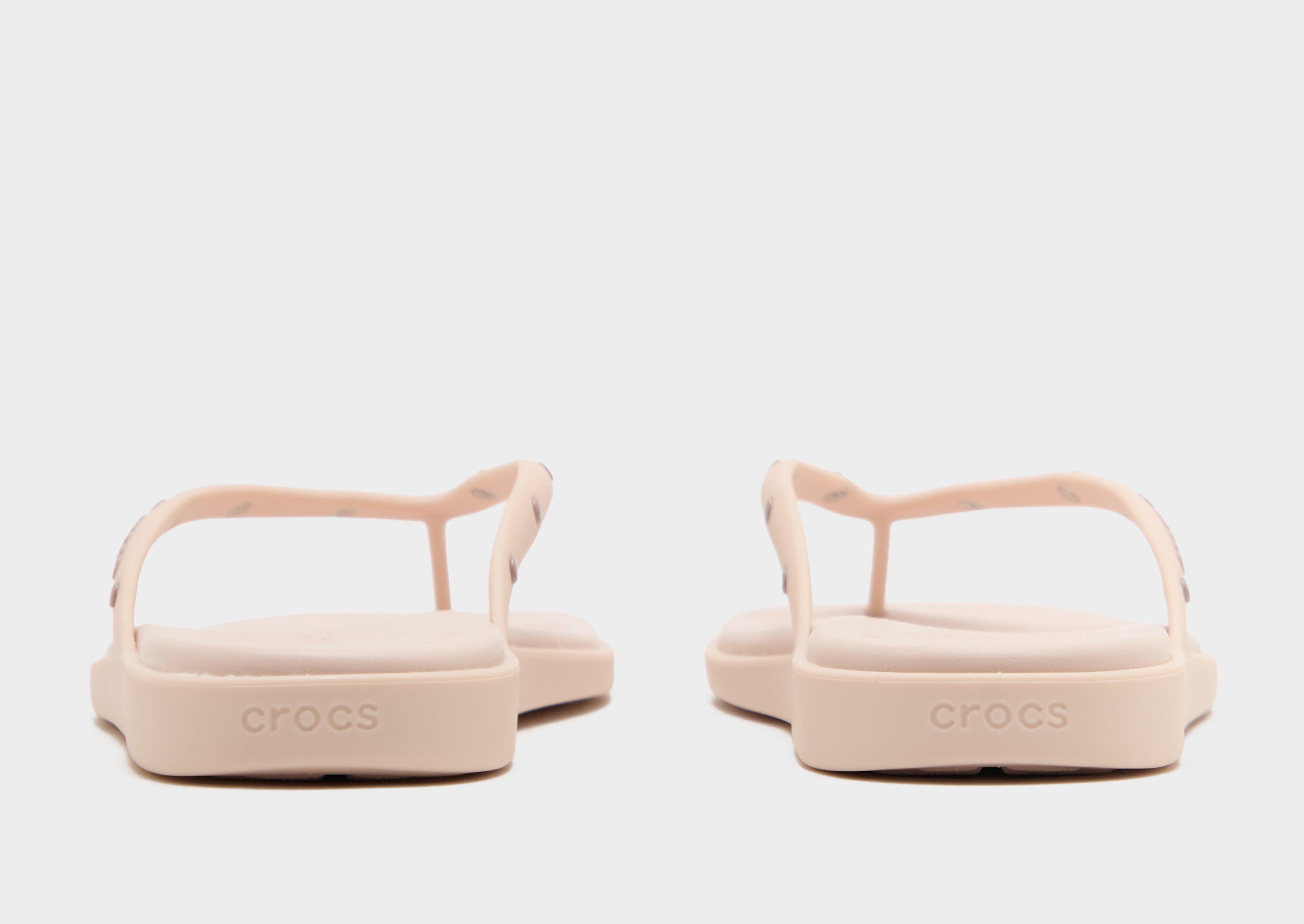 Crocs Miami Studded Flip Flops Women's