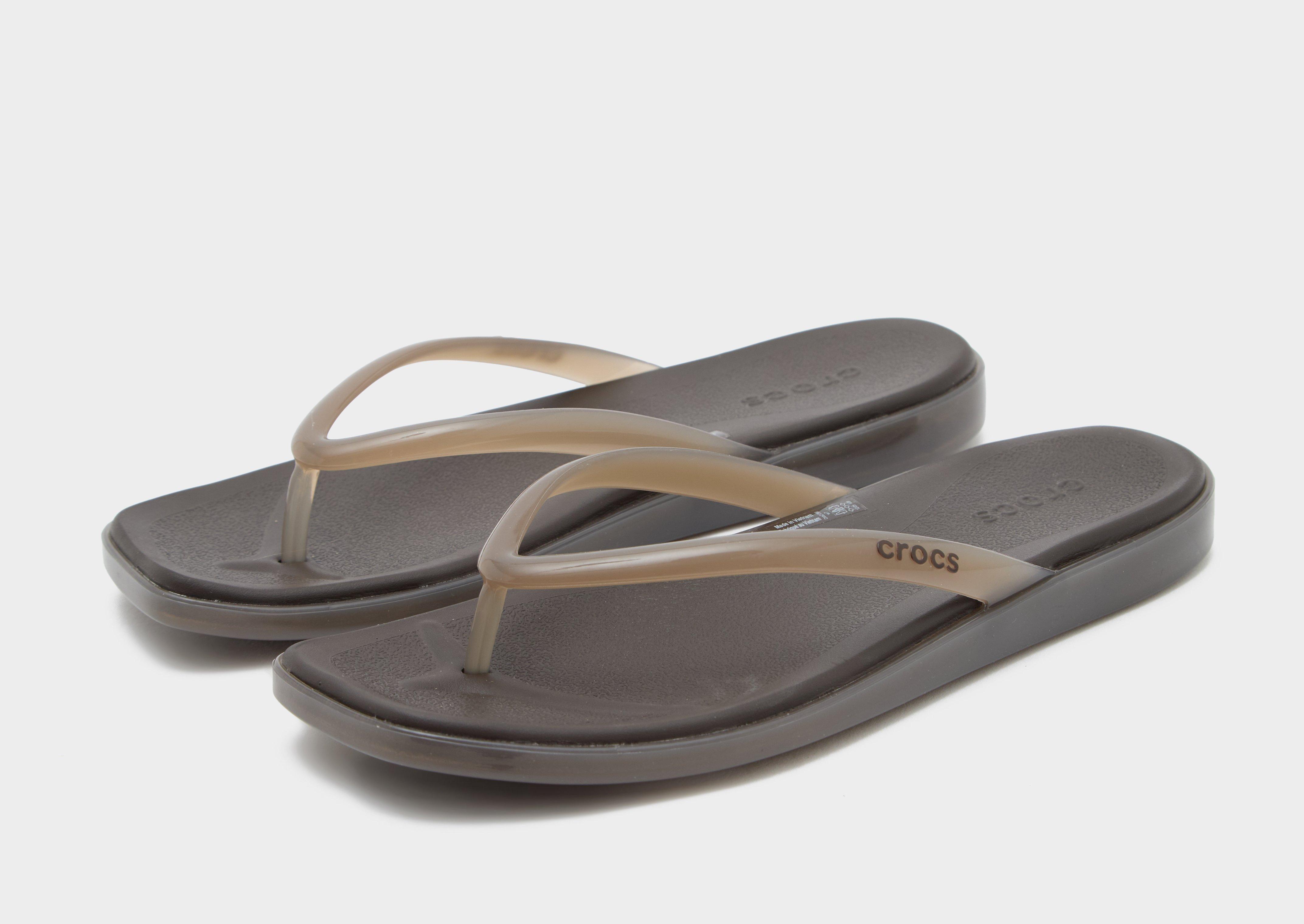 Crocs Miami Square Jelly Flip Flops Women's