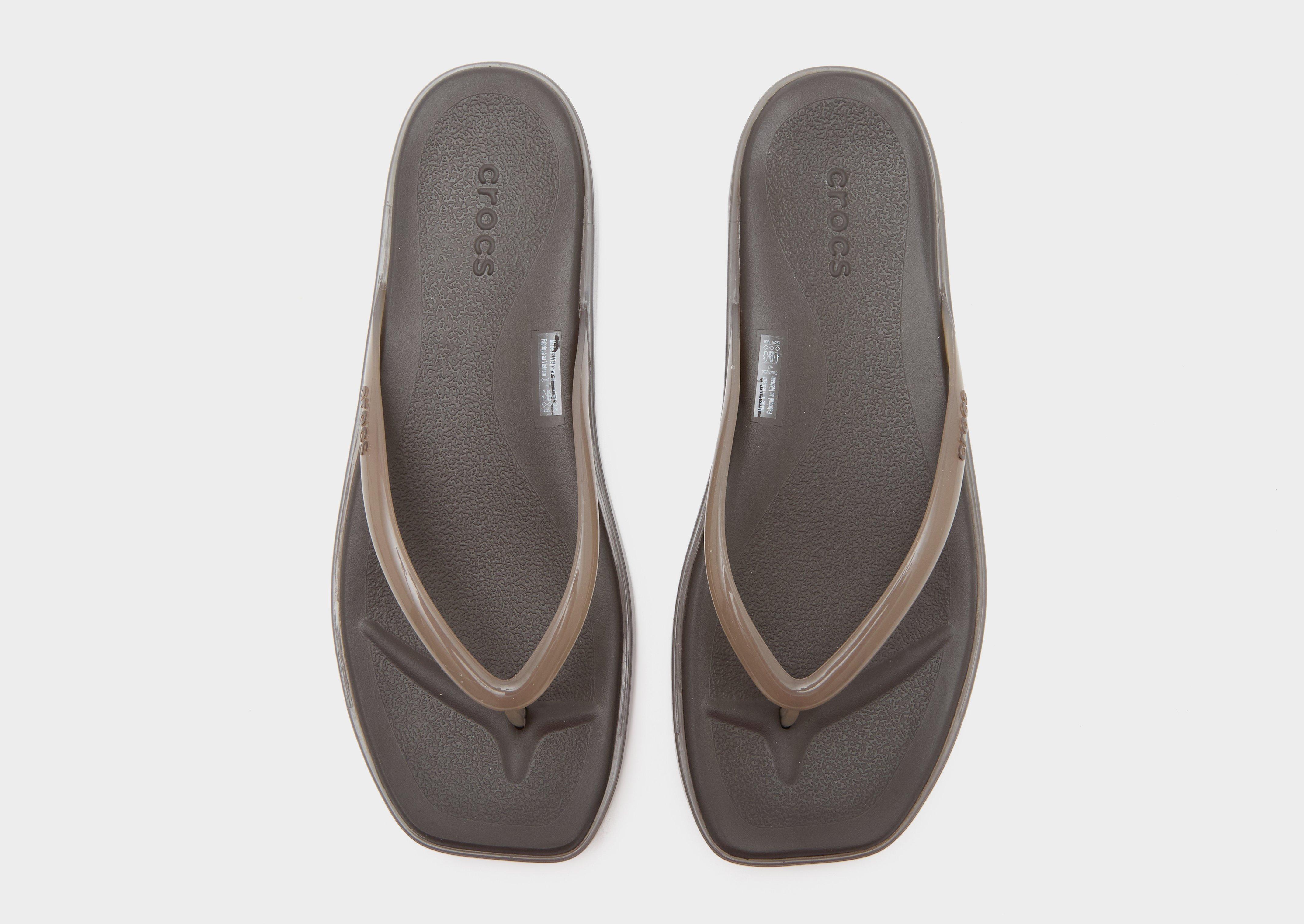 Crocs Miami Square Jelly Flip Flops Women's