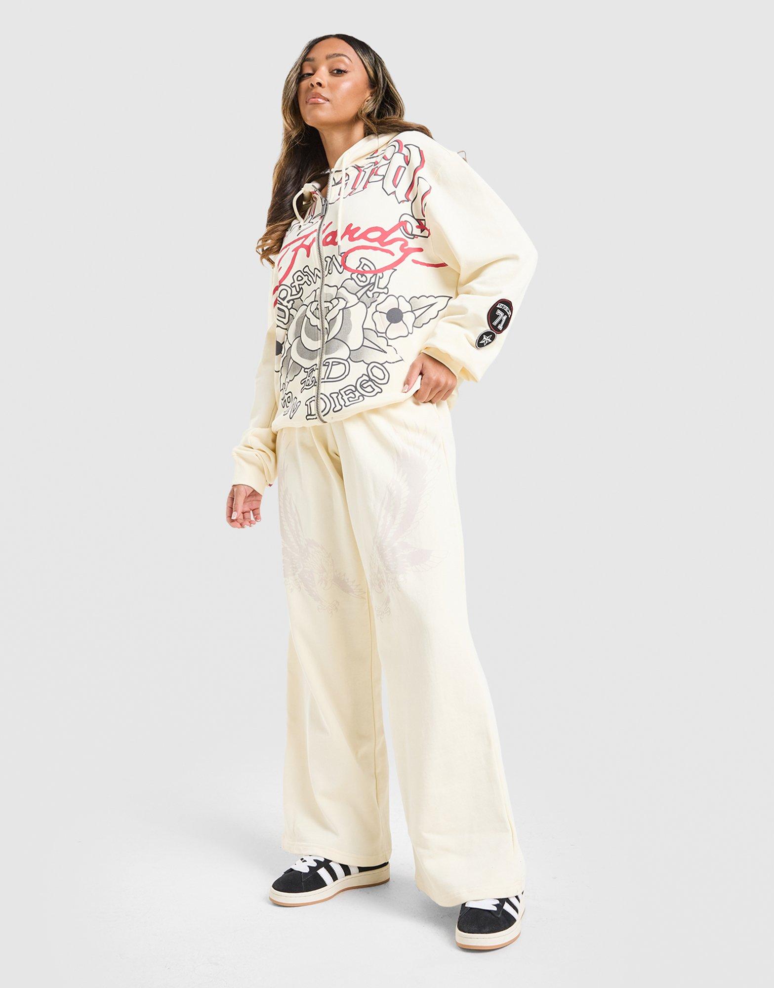 Ed Hardy Gothic Wide Leg Joggers